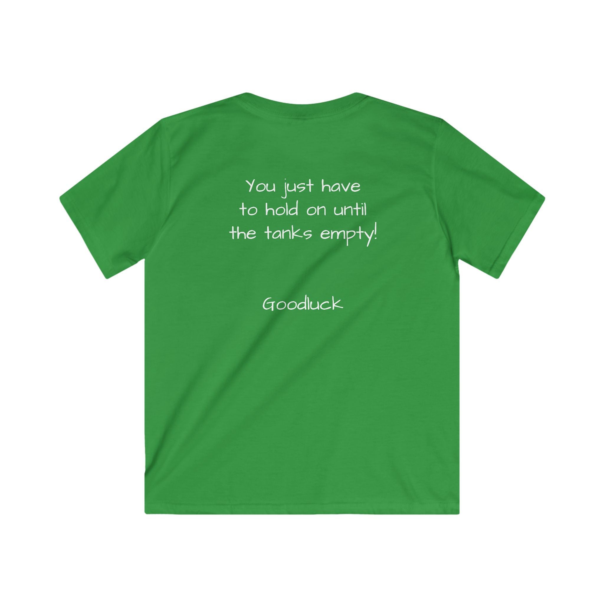 Kids boy Tee - "I'm all gas and no breaks" Funny Graphic Shirt