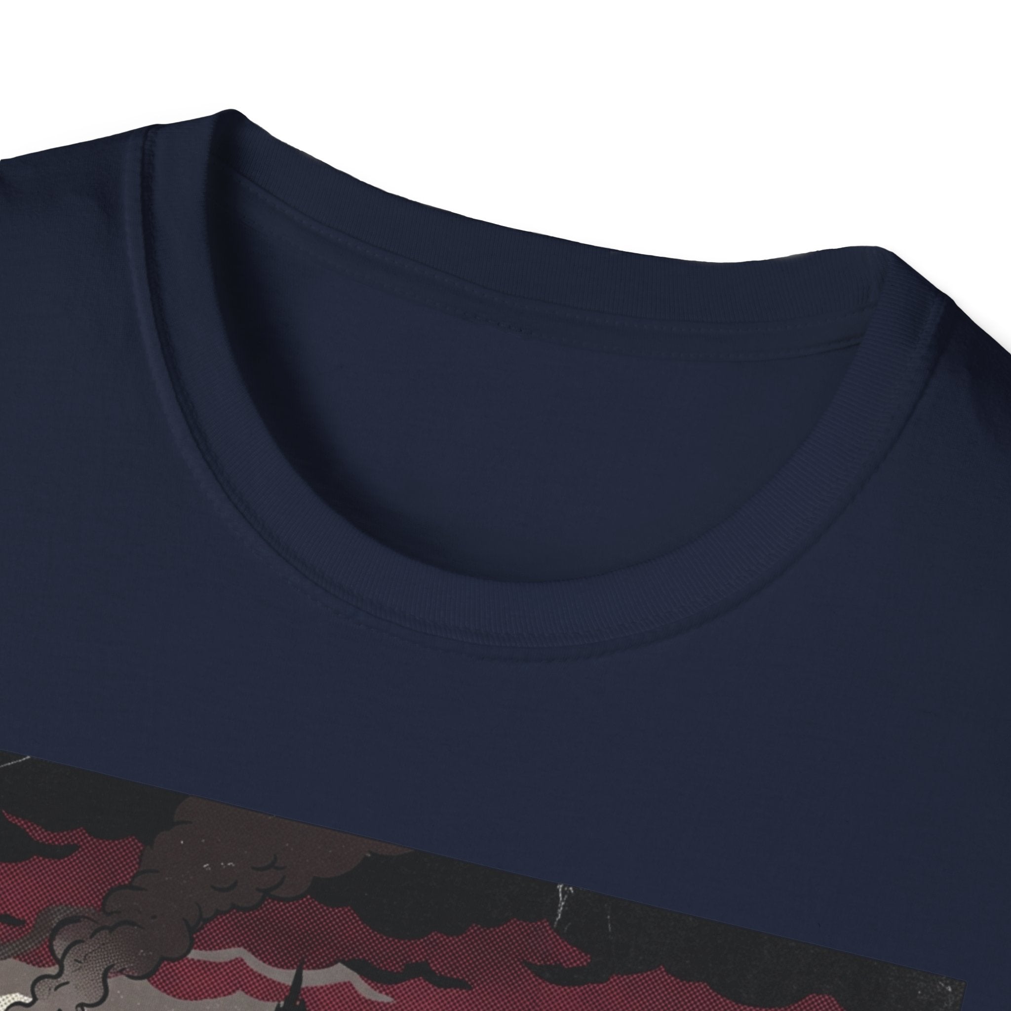 Apocalyptic Cityscape T‑Shirt – "Change is scary, but staying somewhere you don't belong will kill you"