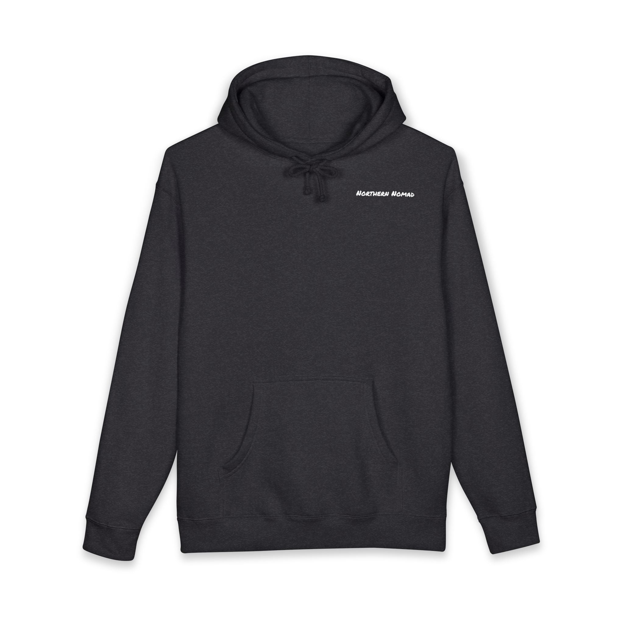 Aviator Mountain Hoodie — Red Plane Over Alpine Peaks Pullover