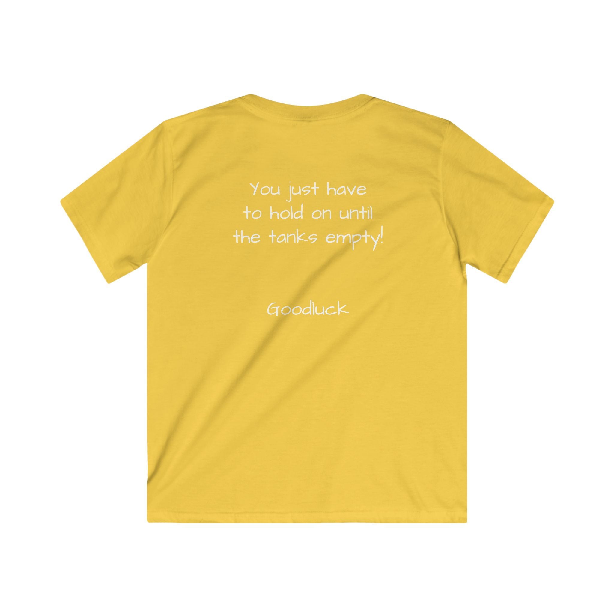 Kids boy Tee - "I'm all gas and no breaks" Funny Graphic Shirt
