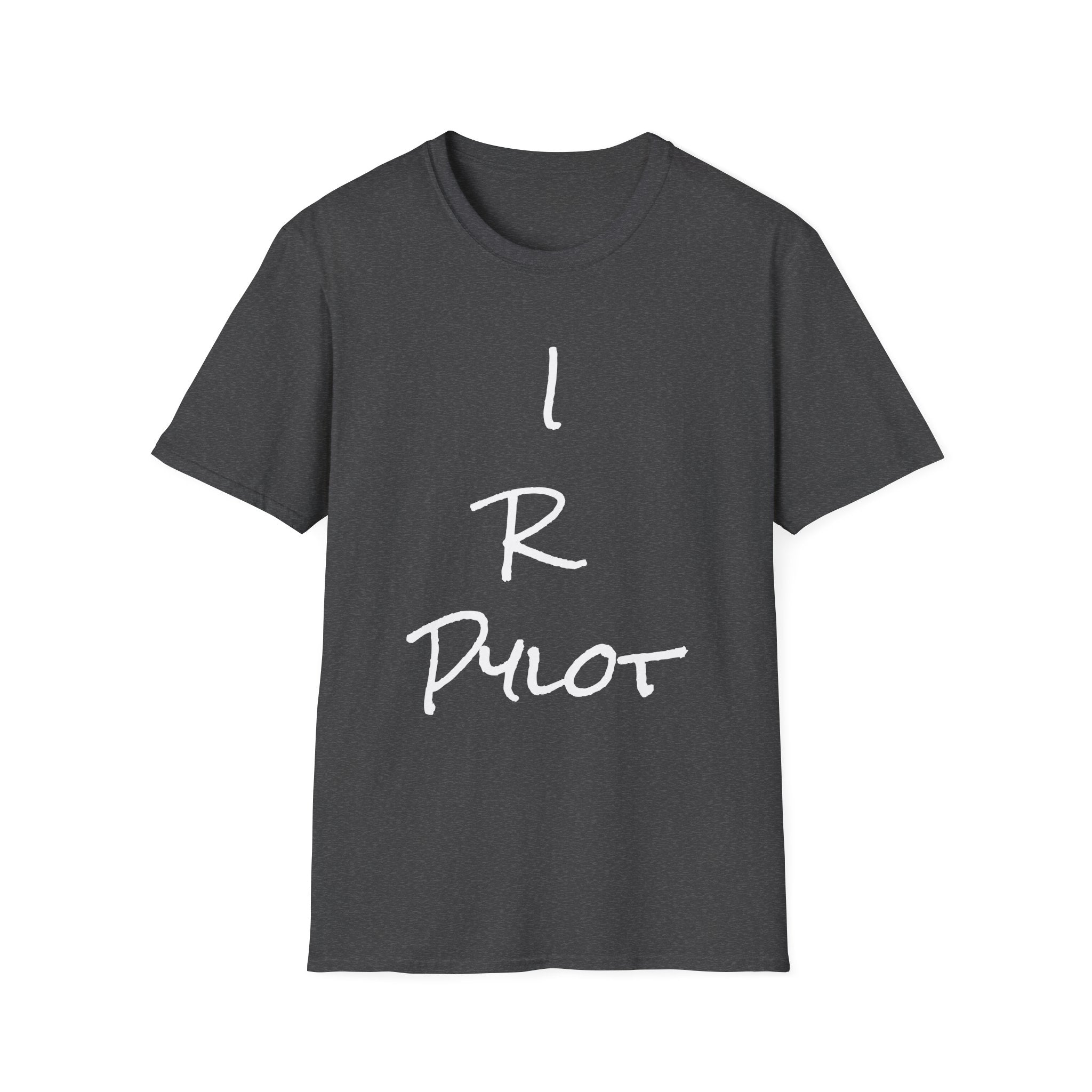 Aviator Graphic T-Shirt — 'I R Pilot' Front Script & Northern Nomad Mountain Plane Back