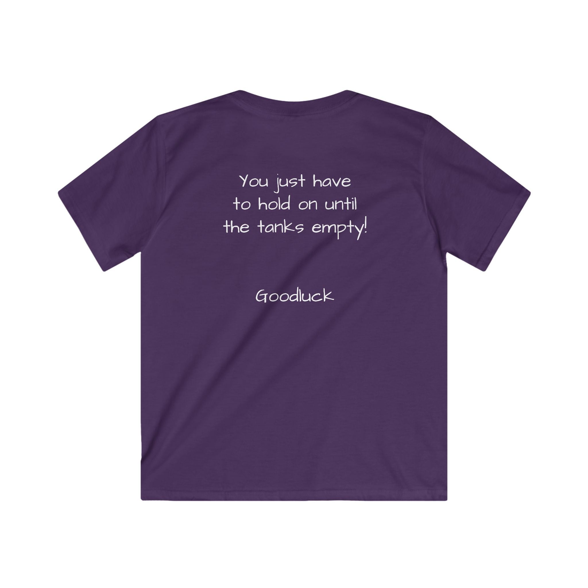 Kids boy Tee - "I'm all gas and no breaks" Funny Graphic Shirt