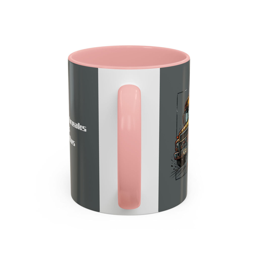 There Are No Breaks on This Struggle Bus Coffee Mug — Funny Motivational Accent Mug