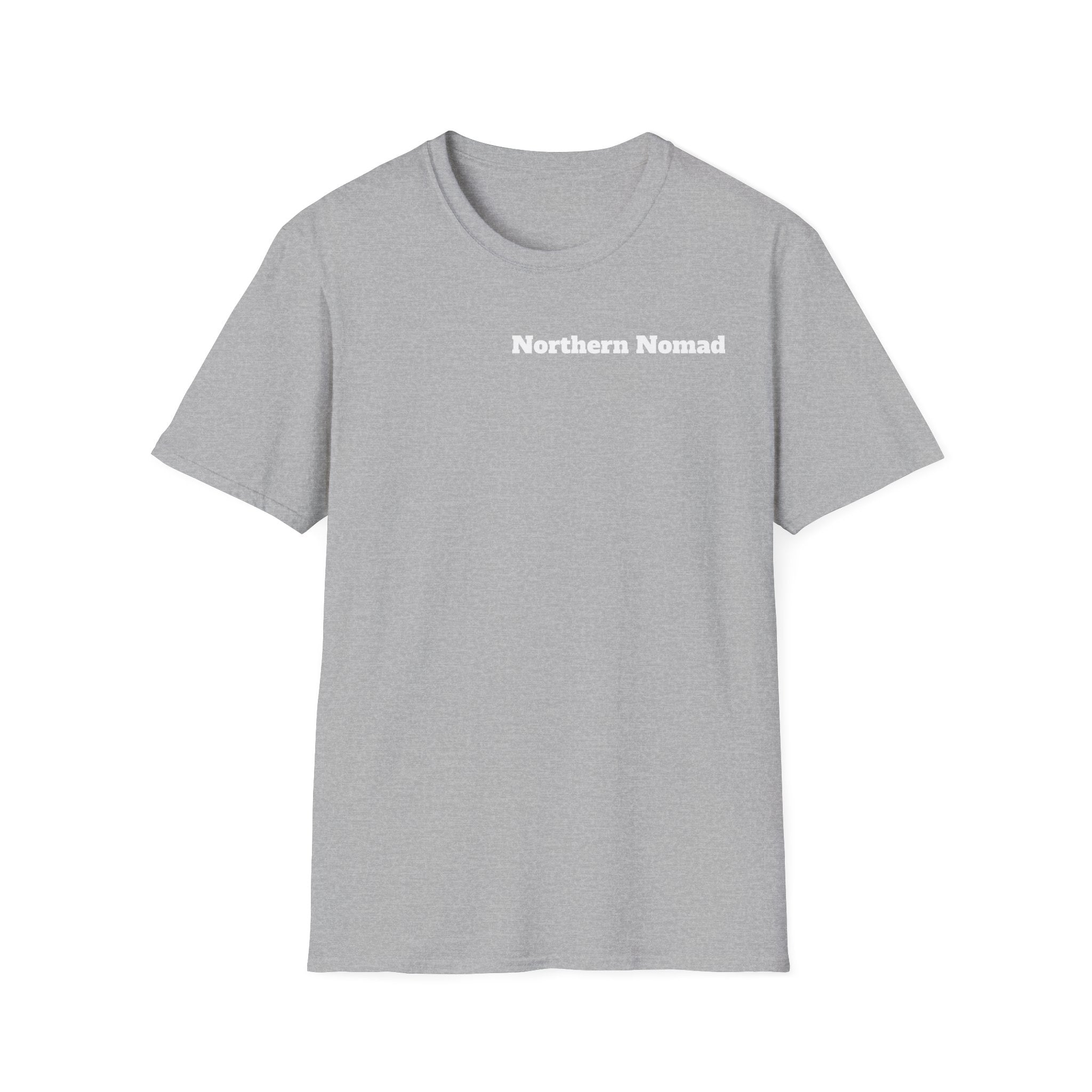 T-Shirt — Vintage Bush Plane Over Mountains "We don't tell stories about dinosaurs..." Travel Adventure Tee