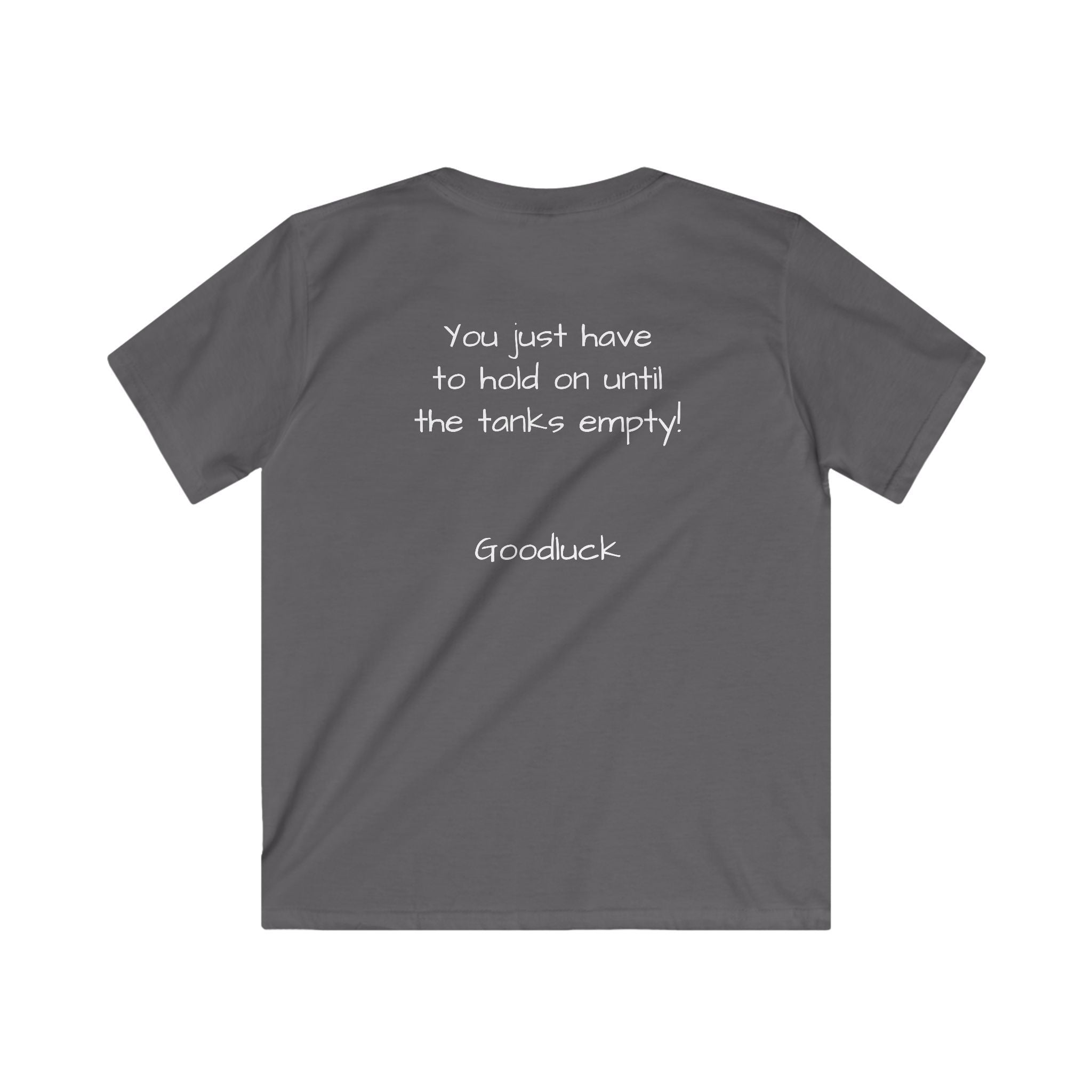 Kids boy Tee - "I'm all gas and no breaks" Funny Graphic Shirt