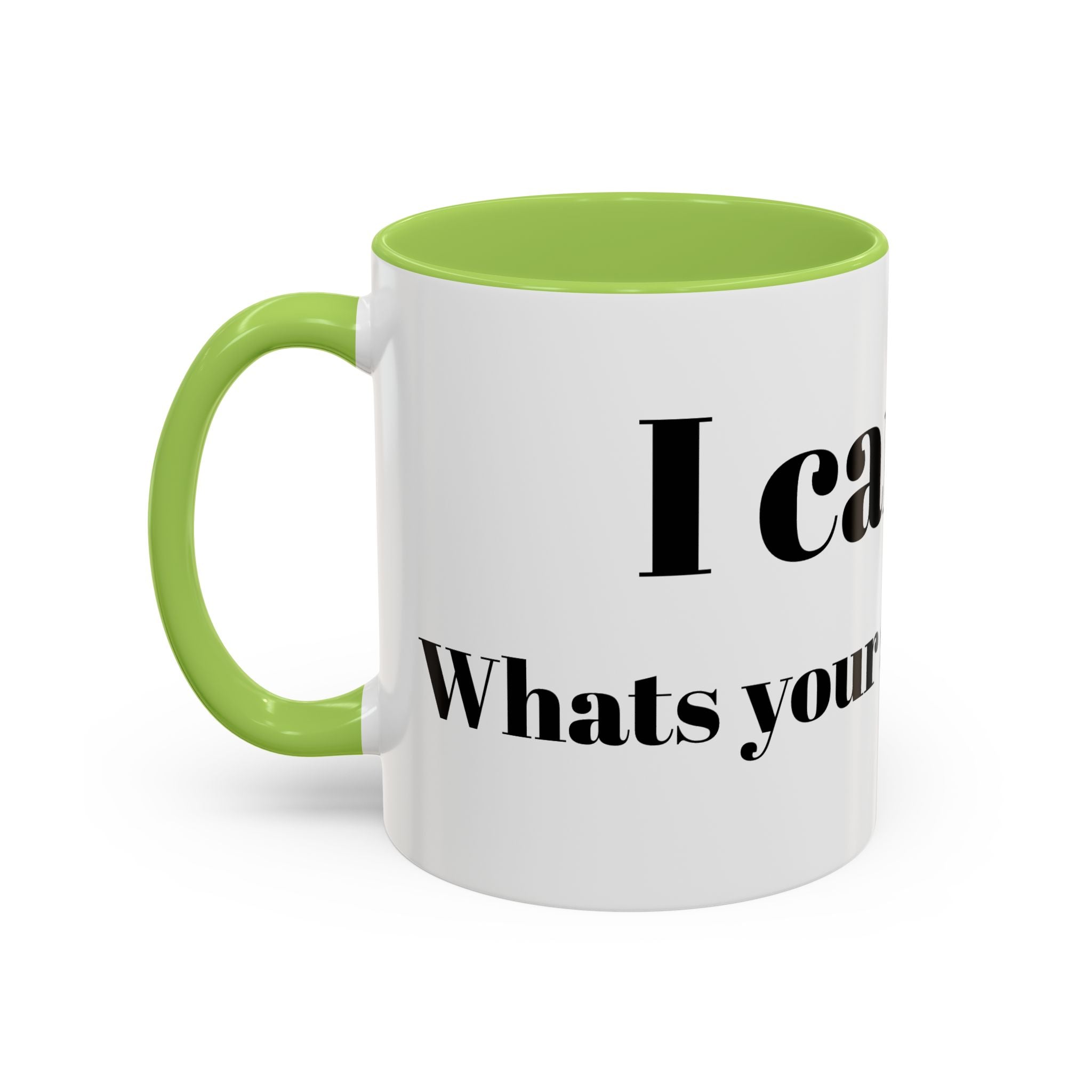 Coffee Mug — "Can Fly" Funny Superpower Quote Accent Mug (11/15oz)