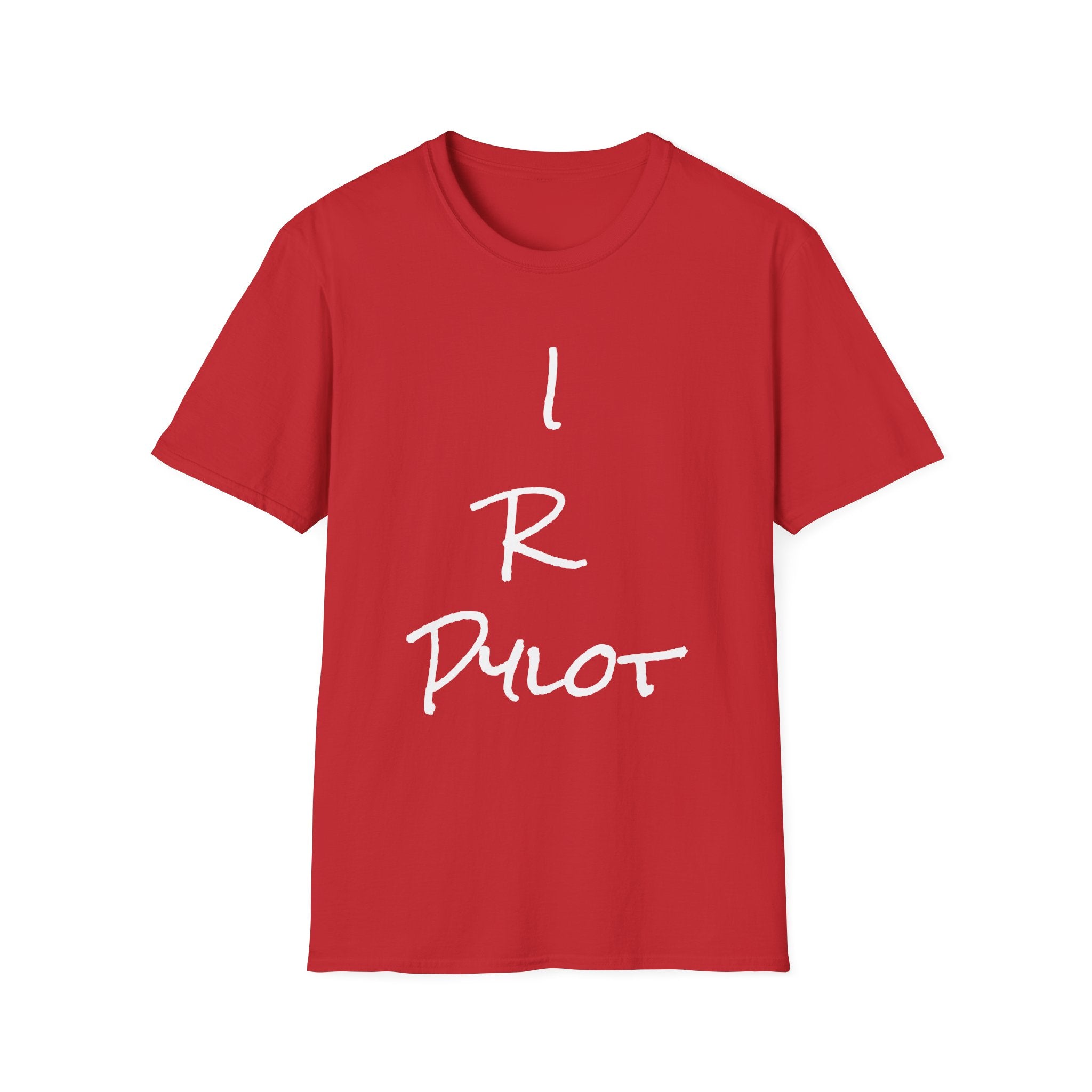 Aviator Graphic T-Shirt — 'I R Pilot' Front Script & Northern Nomad Mountain Plane Back