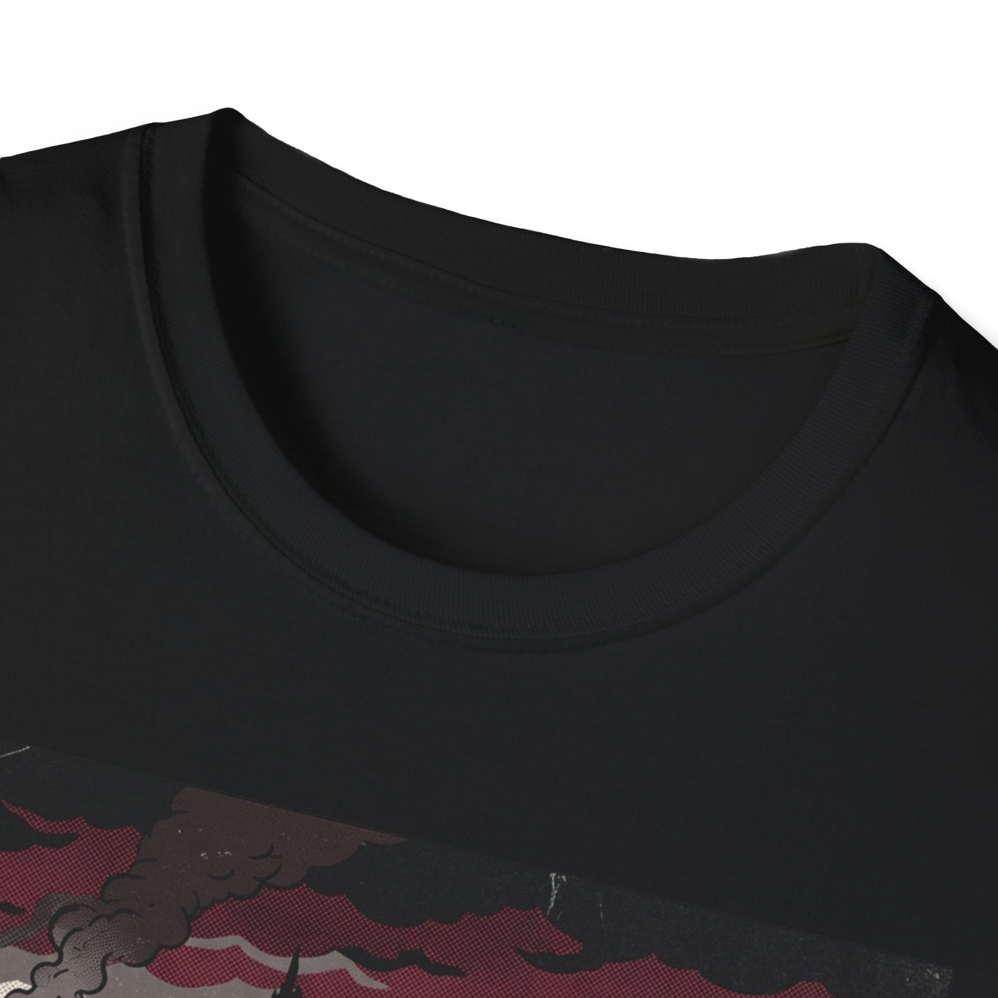 Apocalyptic Cityscape T‑Shirt – "Change is scary, but staying somewhere you don't belong will kill you"