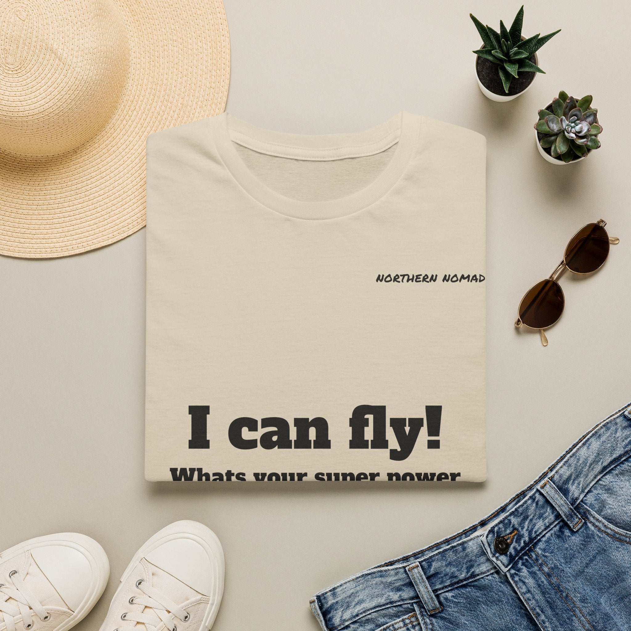 I Can Fly! T‑Shirt — "What's Your Super Power" Graphic Tee