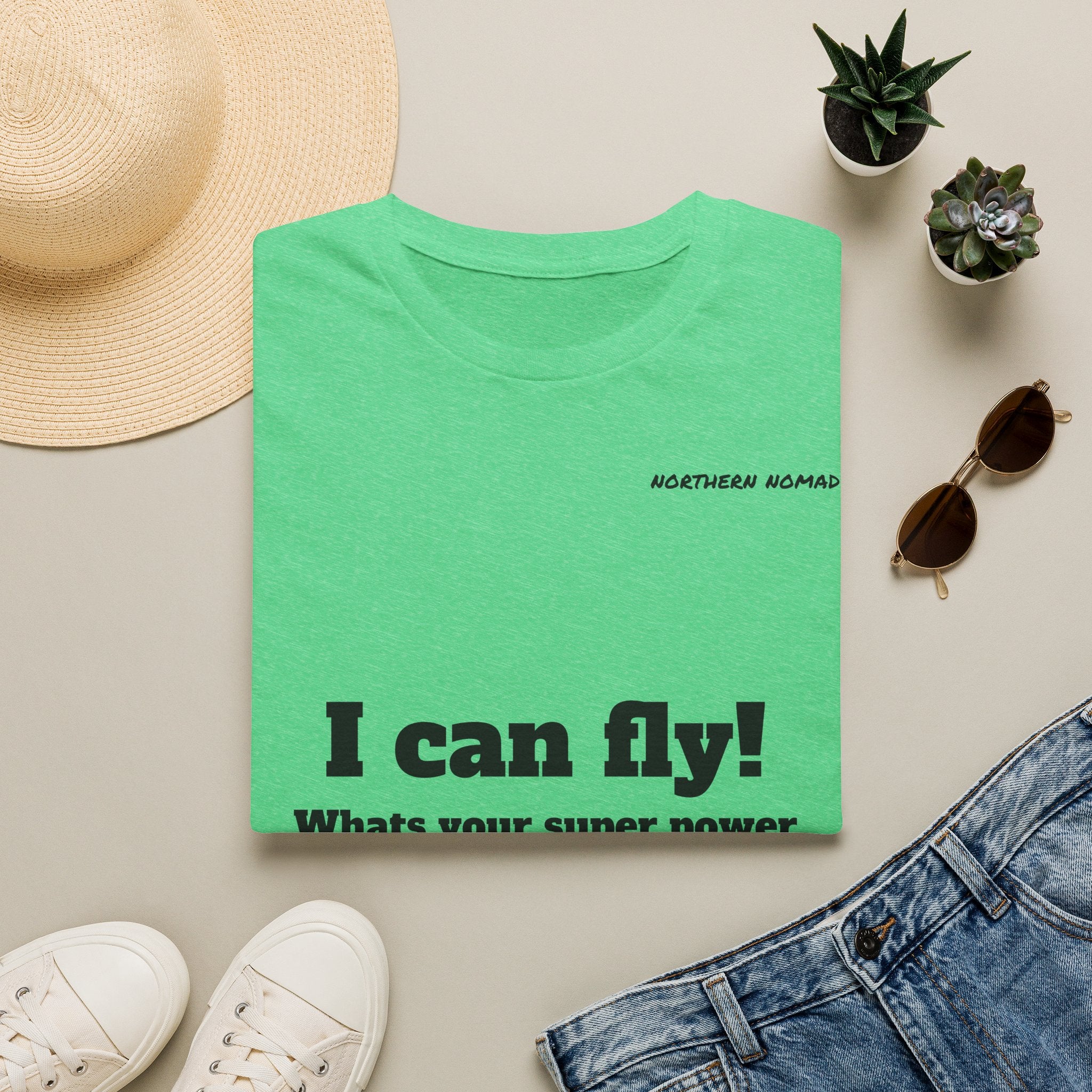 I Can Fly! T‑Shirt — "What's Your Super Power" Graphic Tee