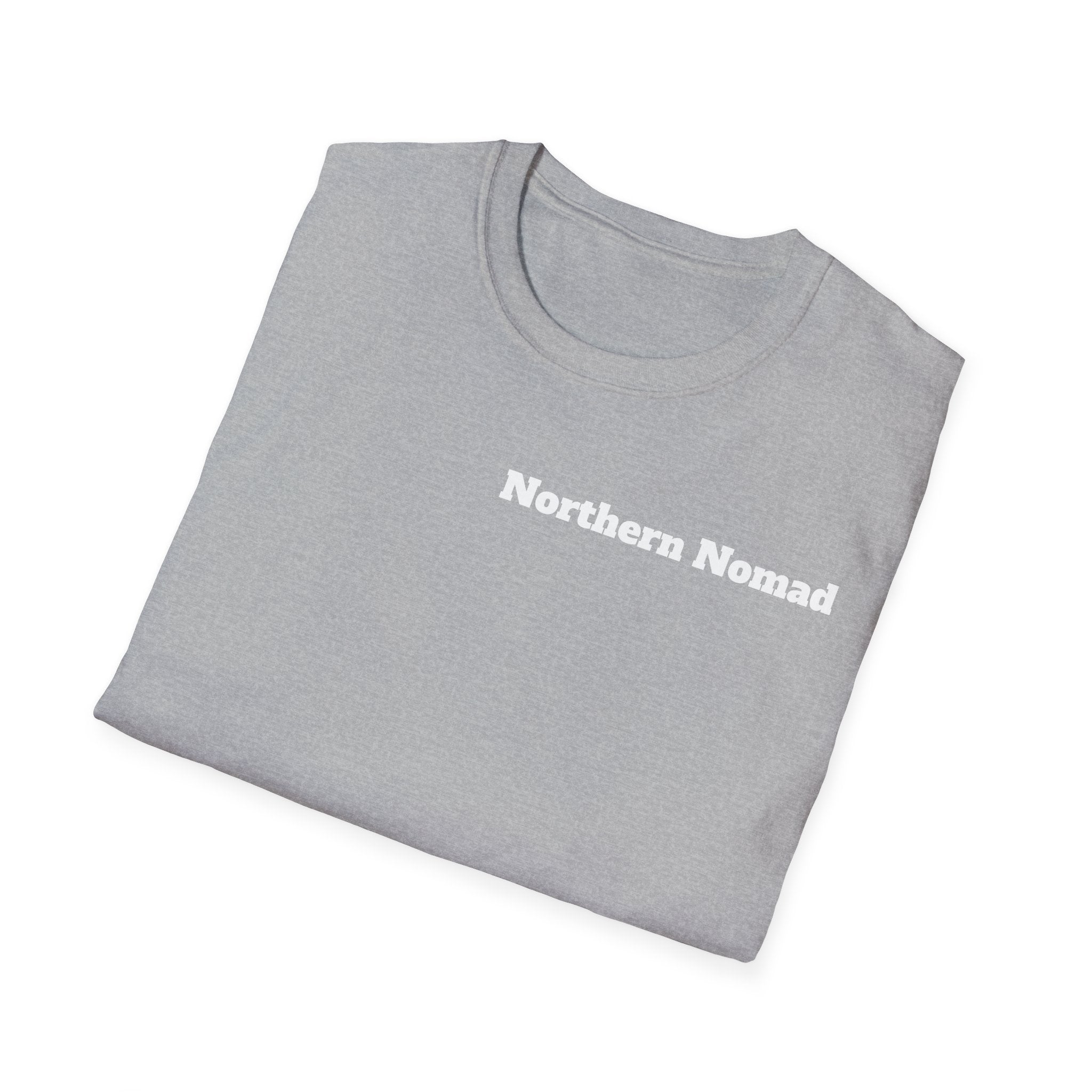 T-Shirt — Vintage Bush Plane Over Mountains "We don't tell stories about dinosaurs..." Travel Adventure Tee