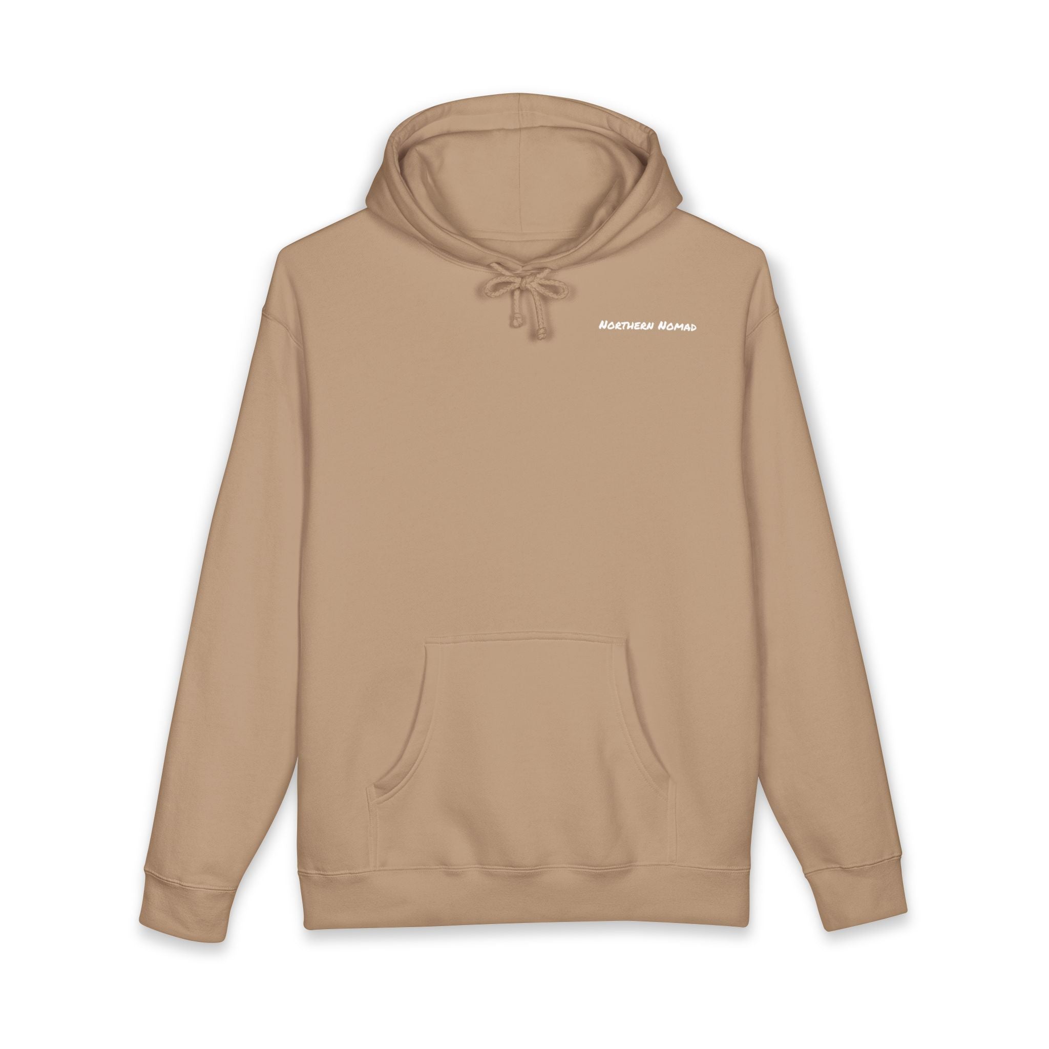 Aviator Mountain Hoodie — Red Plane Over Alpine Peaks Pullover
