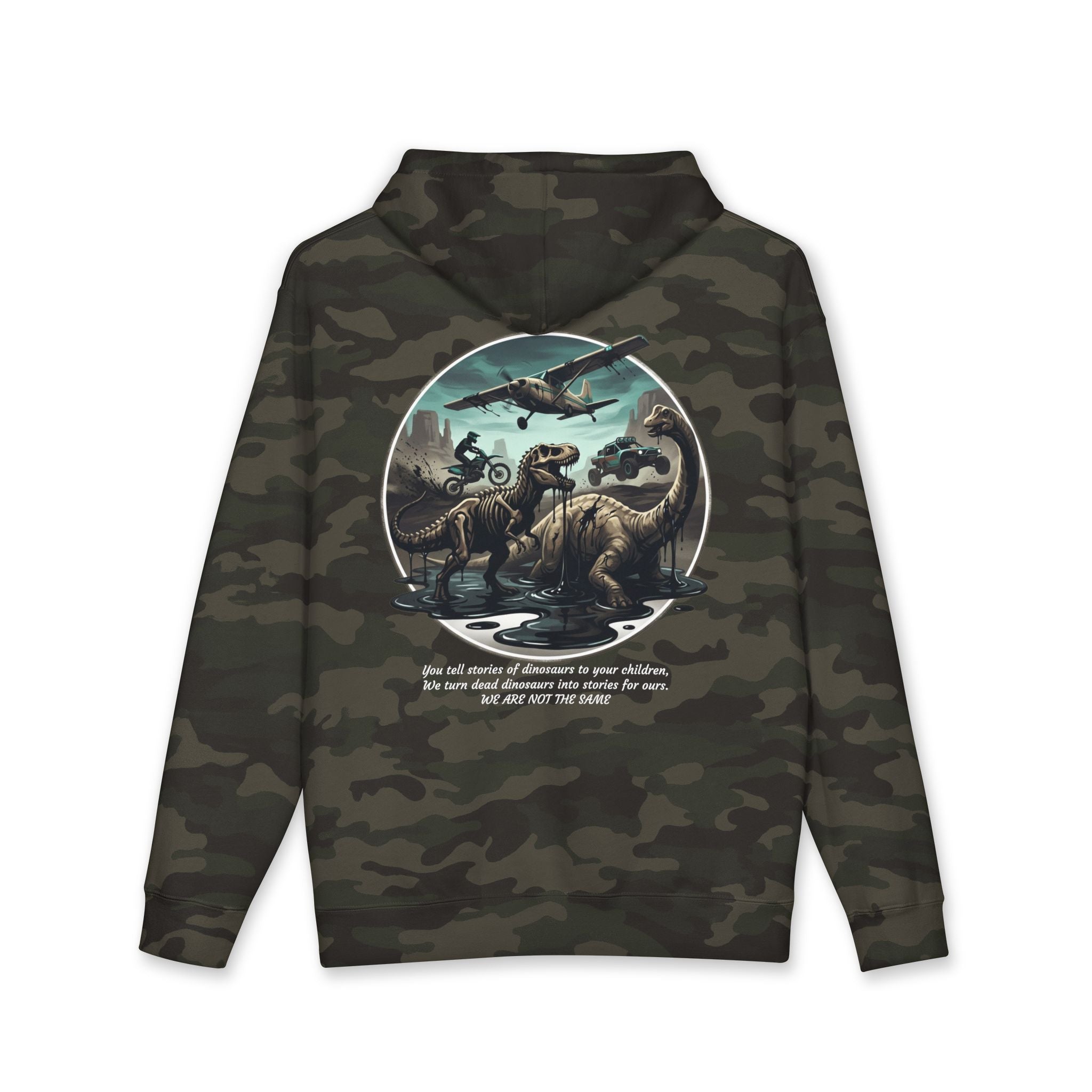 Aviator Hoodie — Vintage Mountain Plane Graphic Pullover