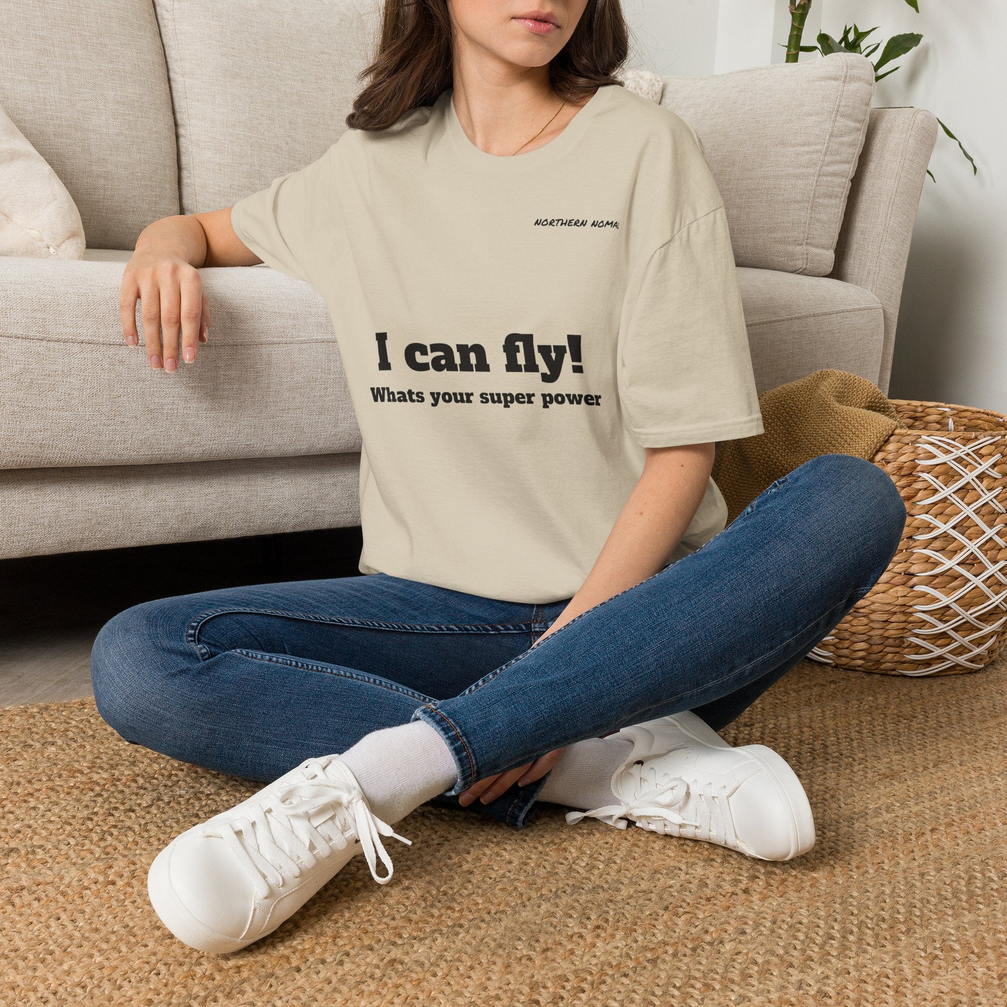 I Can Fly! T‑Shirt — "What's Your Super Power" Graphic Tee
