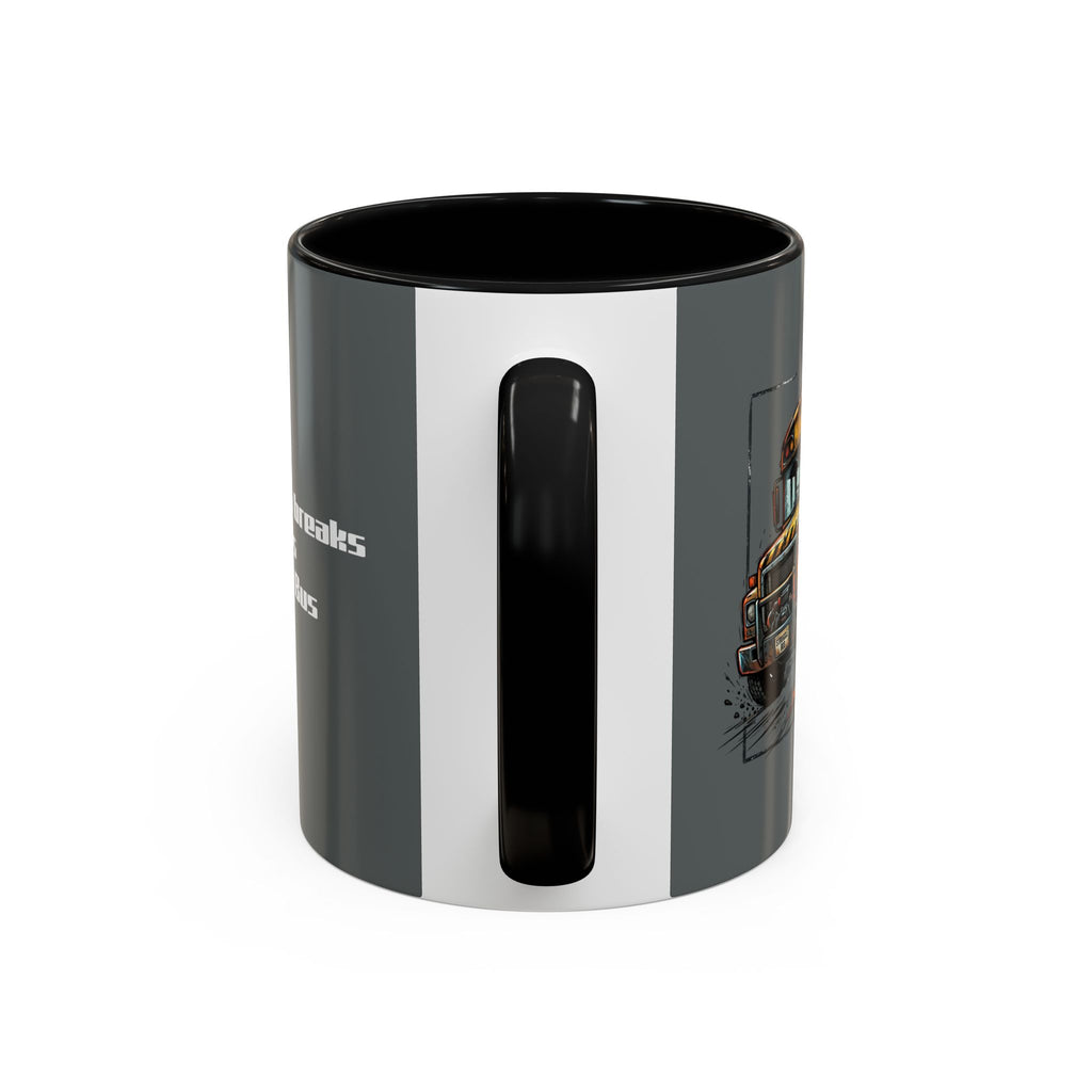 There Are No Breaks on This Struggle Bus Coffee Mug — Funny Motivational Accent Mug