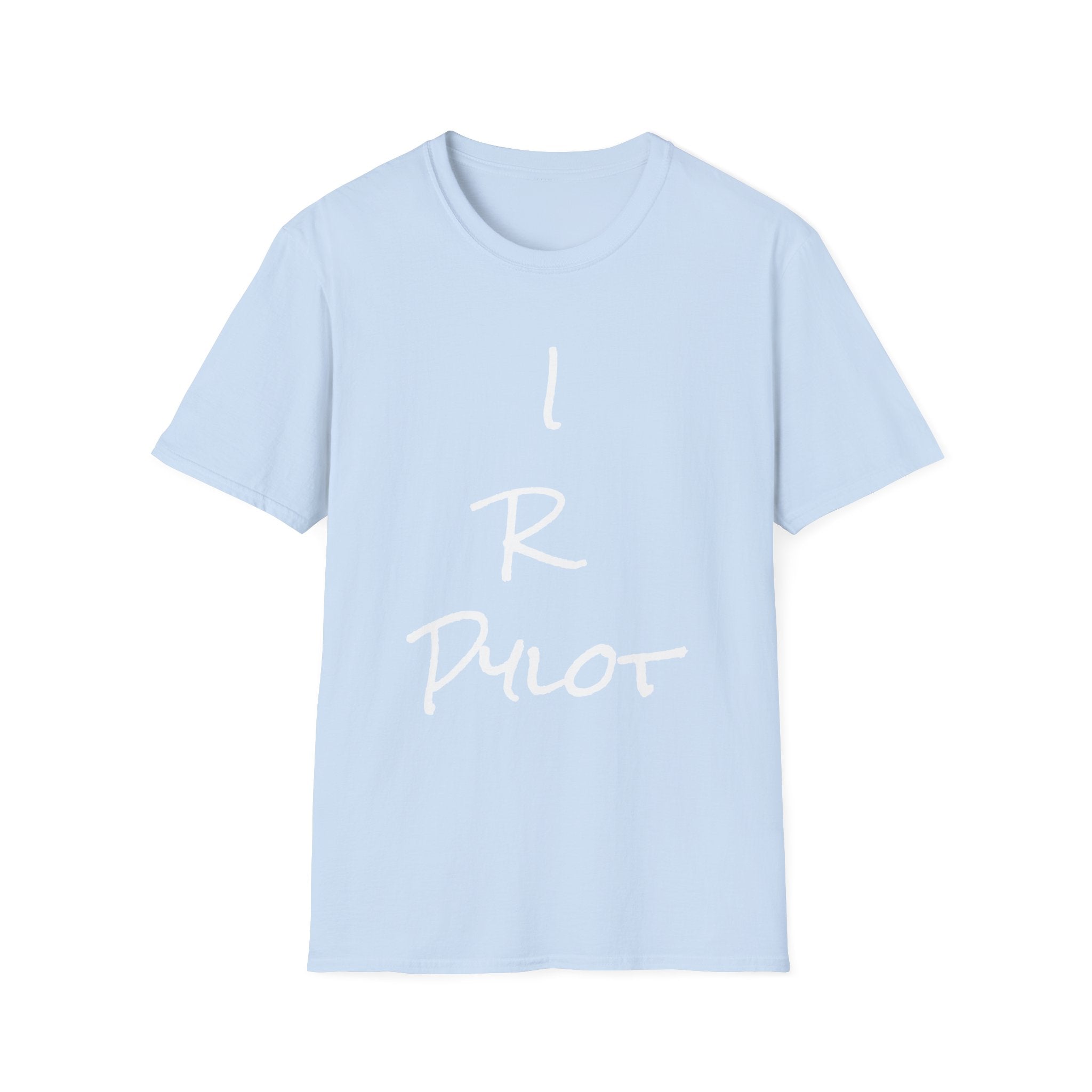 Aviator Graphic T-Shirt — 'I R Pilot' Front Script & Northern Nomad Mountain Plane Back