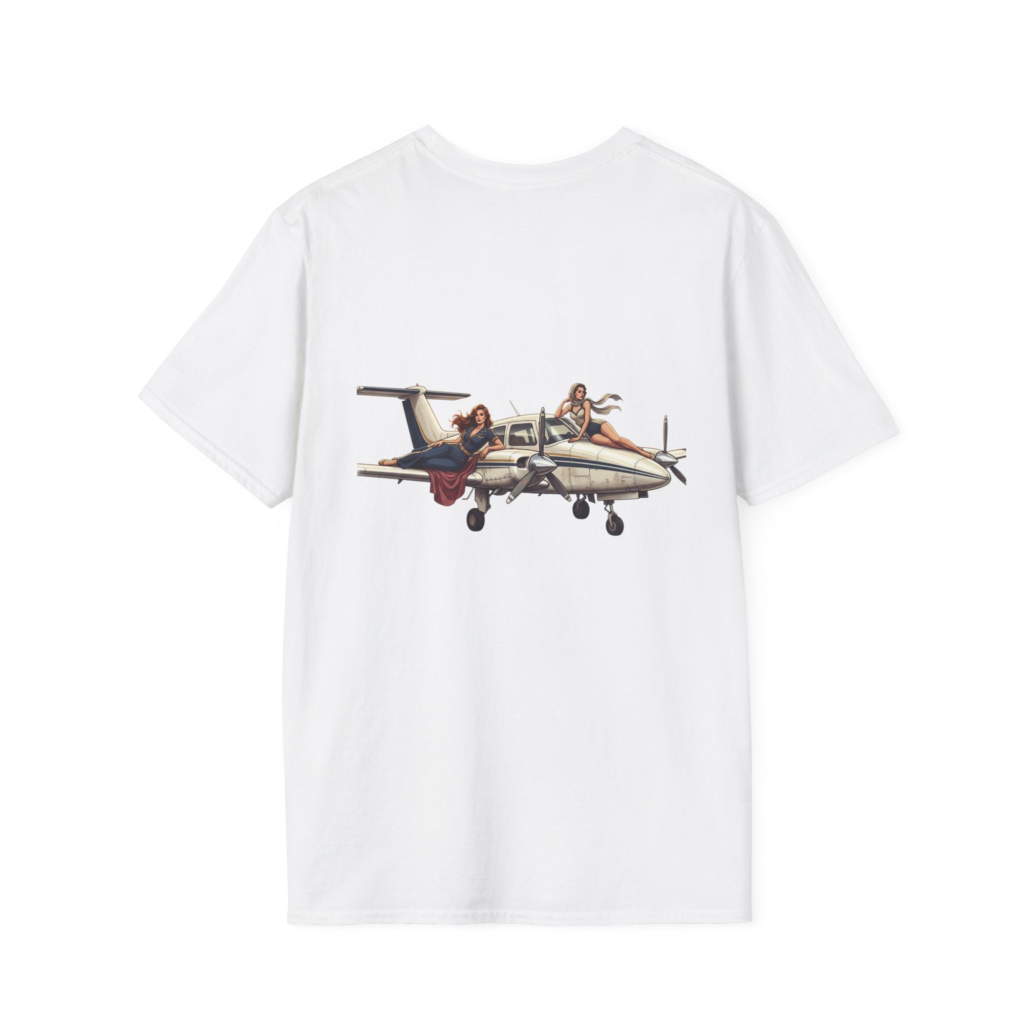 Pilot Humor T‑Shirt — “9/10 Pilots agree that twins are a good time” with Airplane Graphic