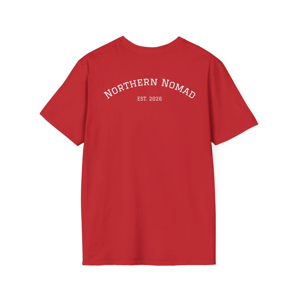 Apocalyptic Cityscape T‑Shirt – "Change is scary, but staying somewhere you don't belong will kill you"