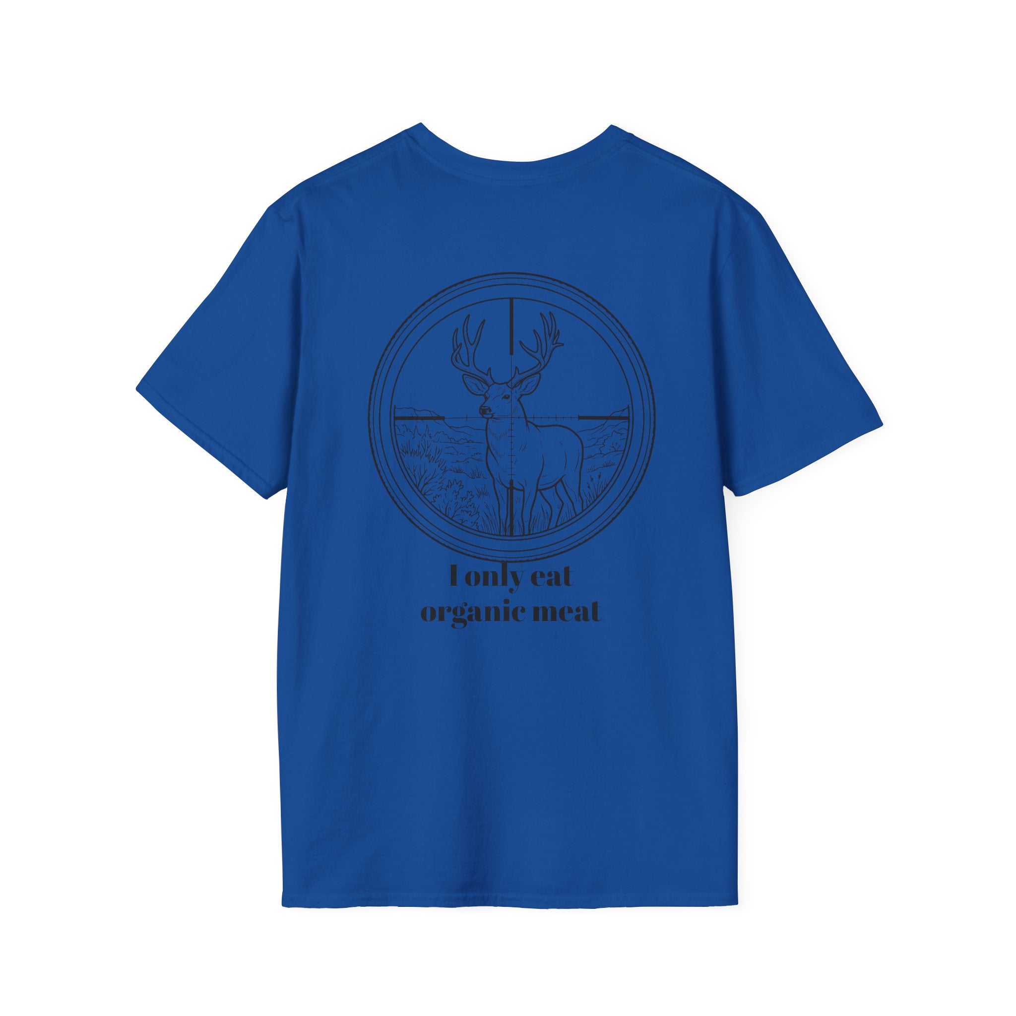Organic Meat Deer T-Shirt — 'I Only Eat Organic Meat' Graphic Tee