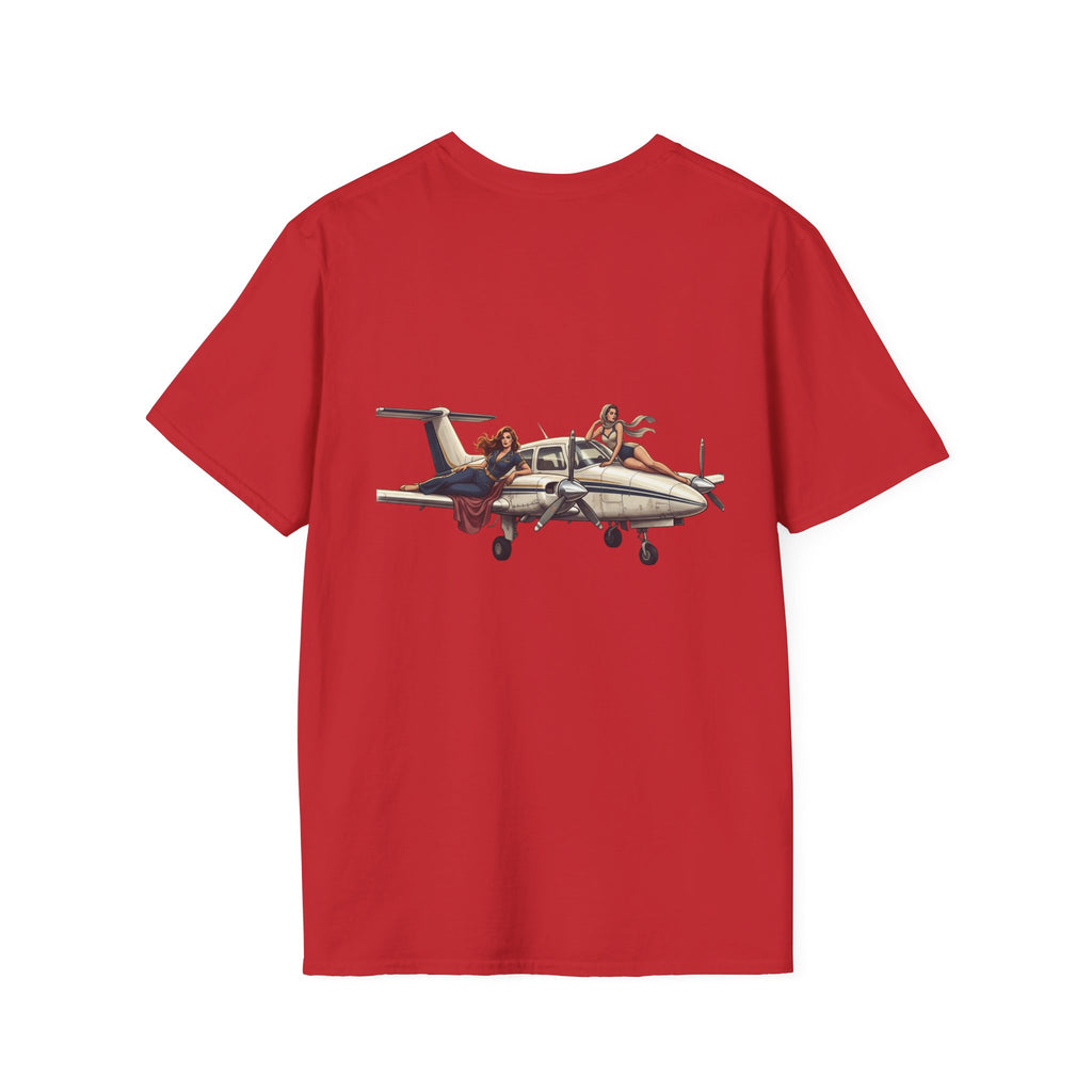 Pilot Humor T‑Shirt — “9/10 Pilots agree that twins are a good time” with Airplane Graphic