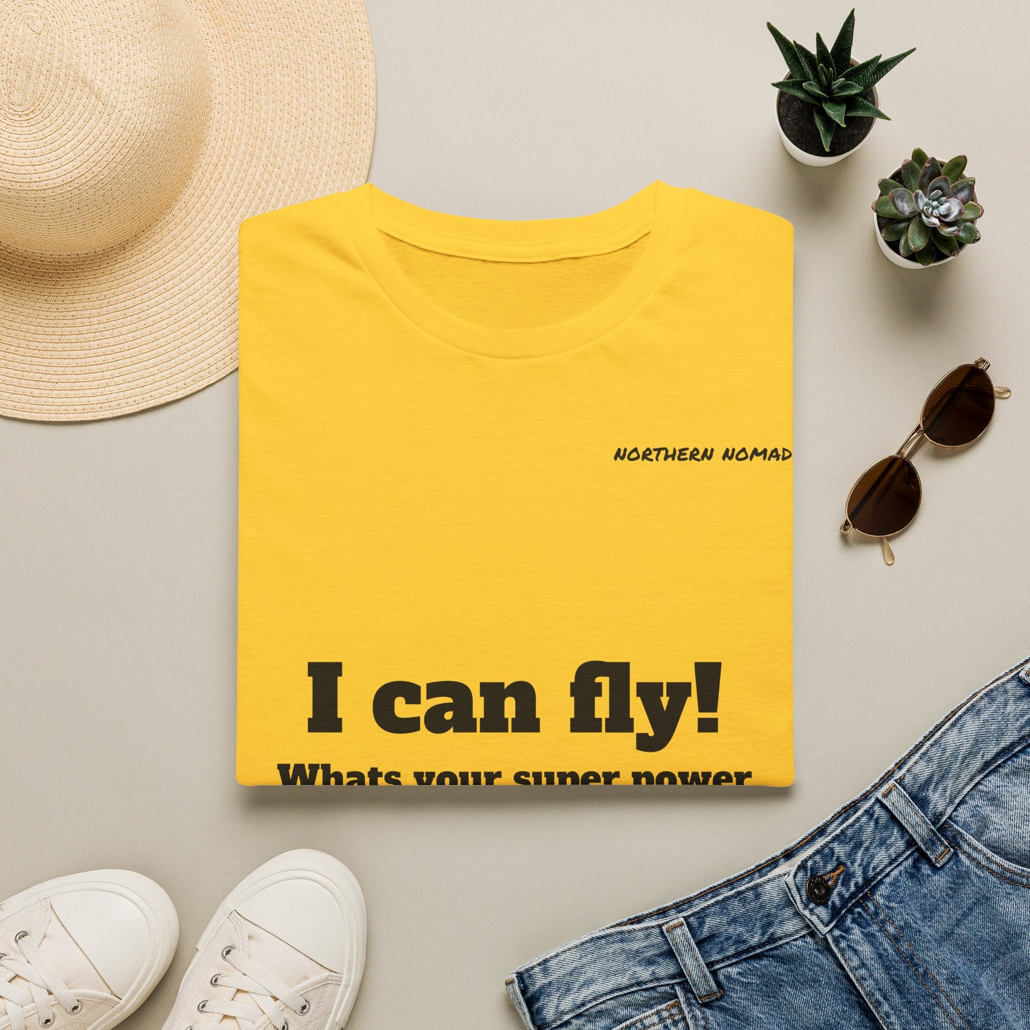 I Can Fly! T‑Shirt — "What's Your Super Power" Graphic Tee