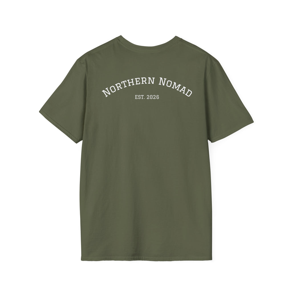 Apocalyptic Cityscape T‑Shirt – "Change is scary, but staying somewhere you don't belong will kill you"