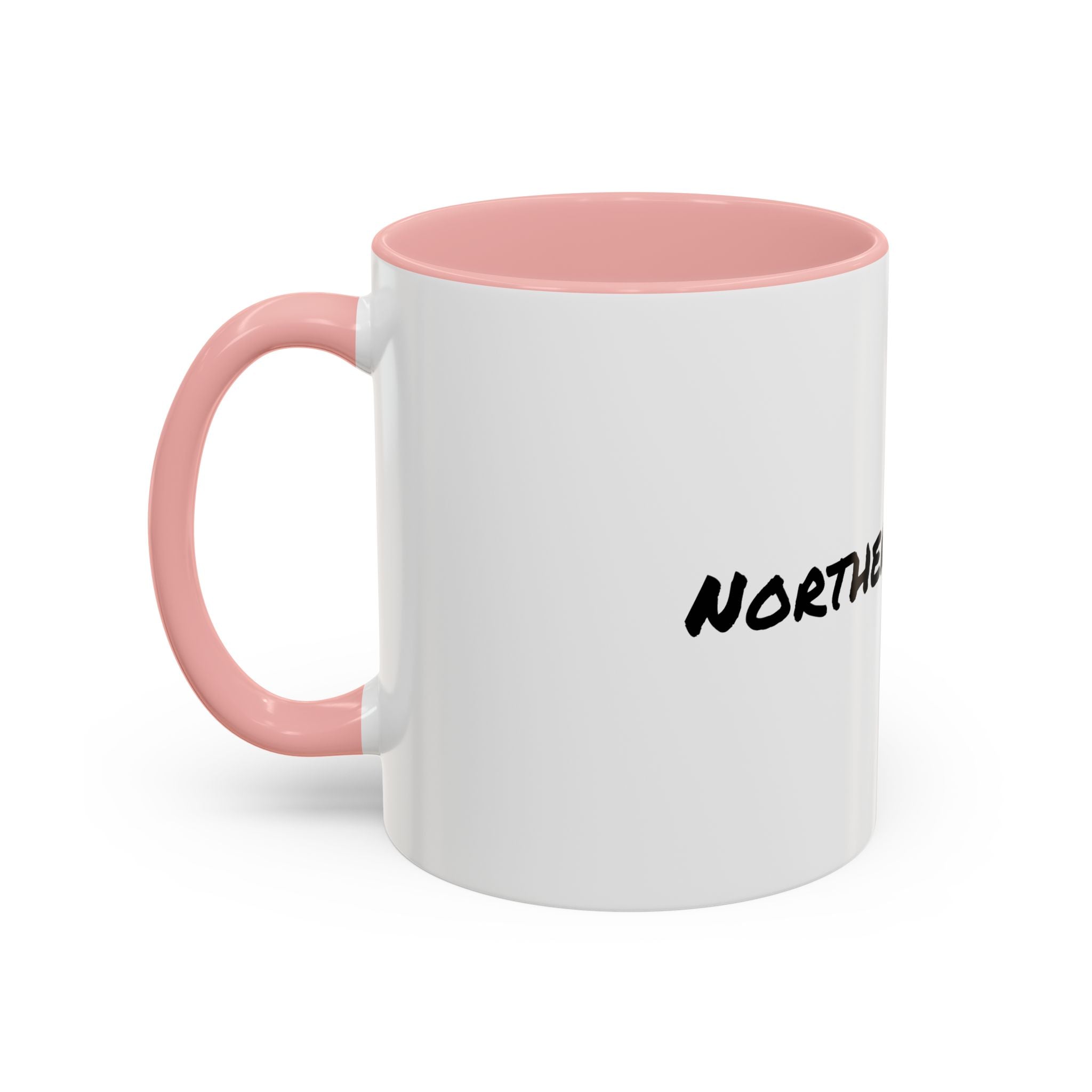 Northern Nomad Accent Coffee Mug — Black-Trim Ceramic Travel Coffee Cup (11/15 oz)