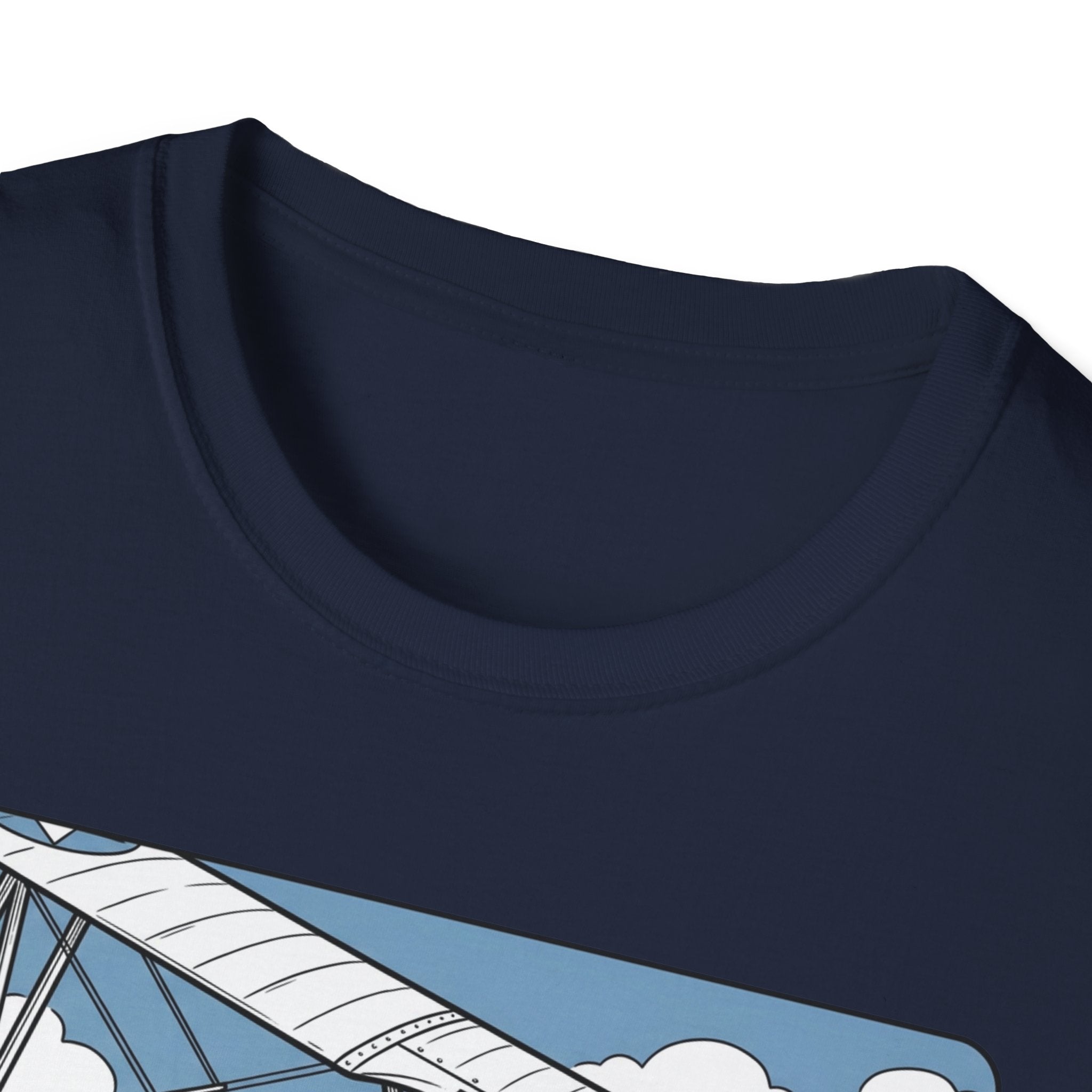 Pilot T‑Shirt – Vintage Biplane Design "Of Course I Look Down On You, I’m a Pilot"
