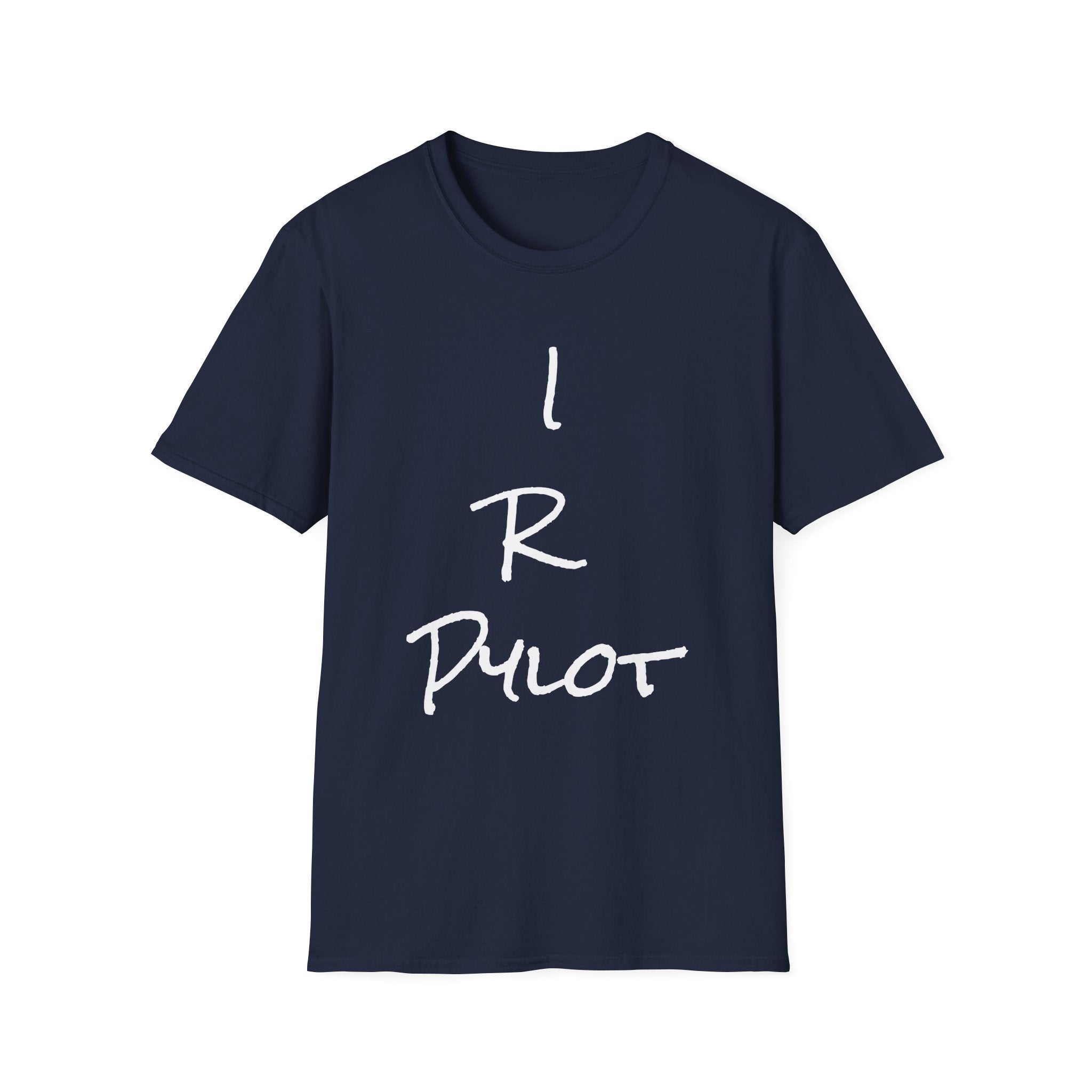 Aviator Graphic T-Shirt — 'I R Pilot' Front Script & Northern Nomad Mountain Plane Back
