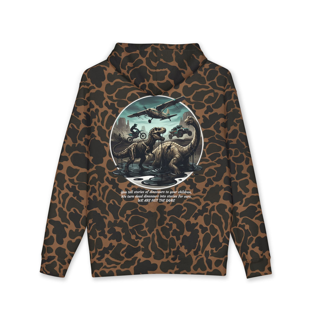 Aviator Hoodie — Vintage Mountain Plane Graphic Pullover