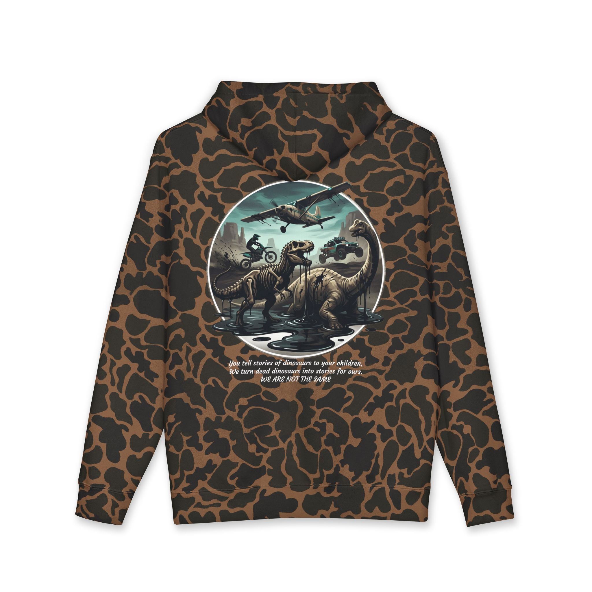 Aviator Hoodie — Vintage Mountain Plane Graphic Pullover