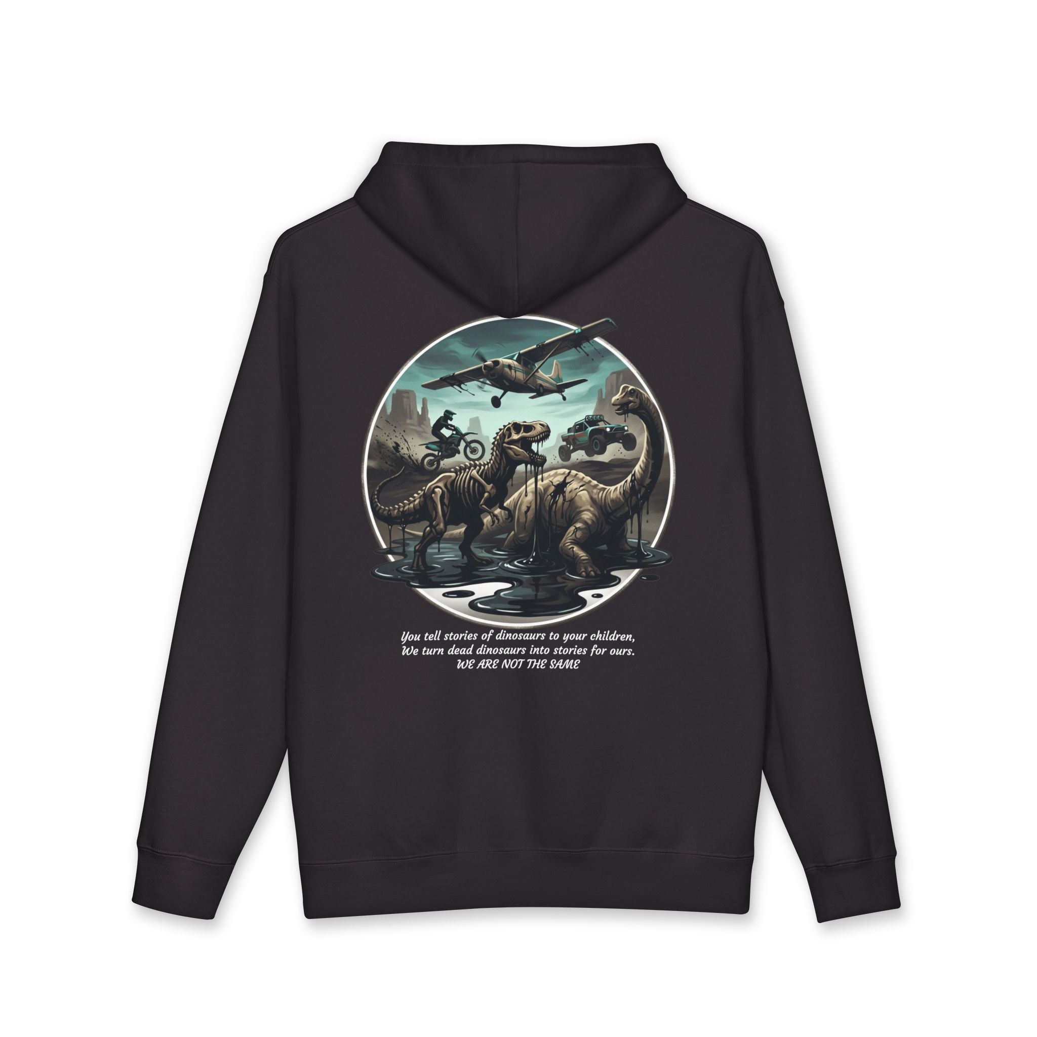Aviator Hoodie — Vintage Mountain Plane Graphic Pullover