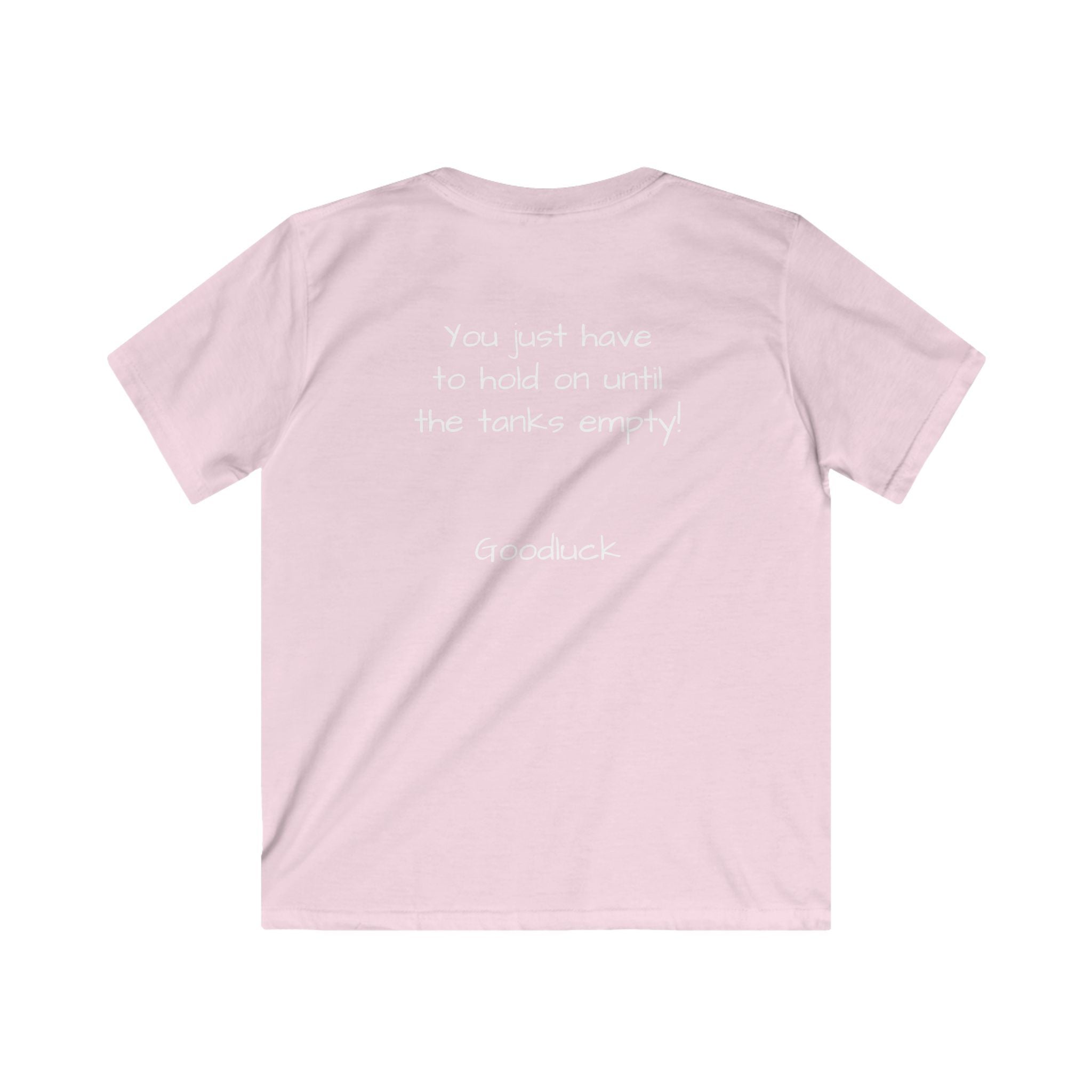 Kids boy Tee - "I'm all gas and no breaks" Funny Graphic Shirt