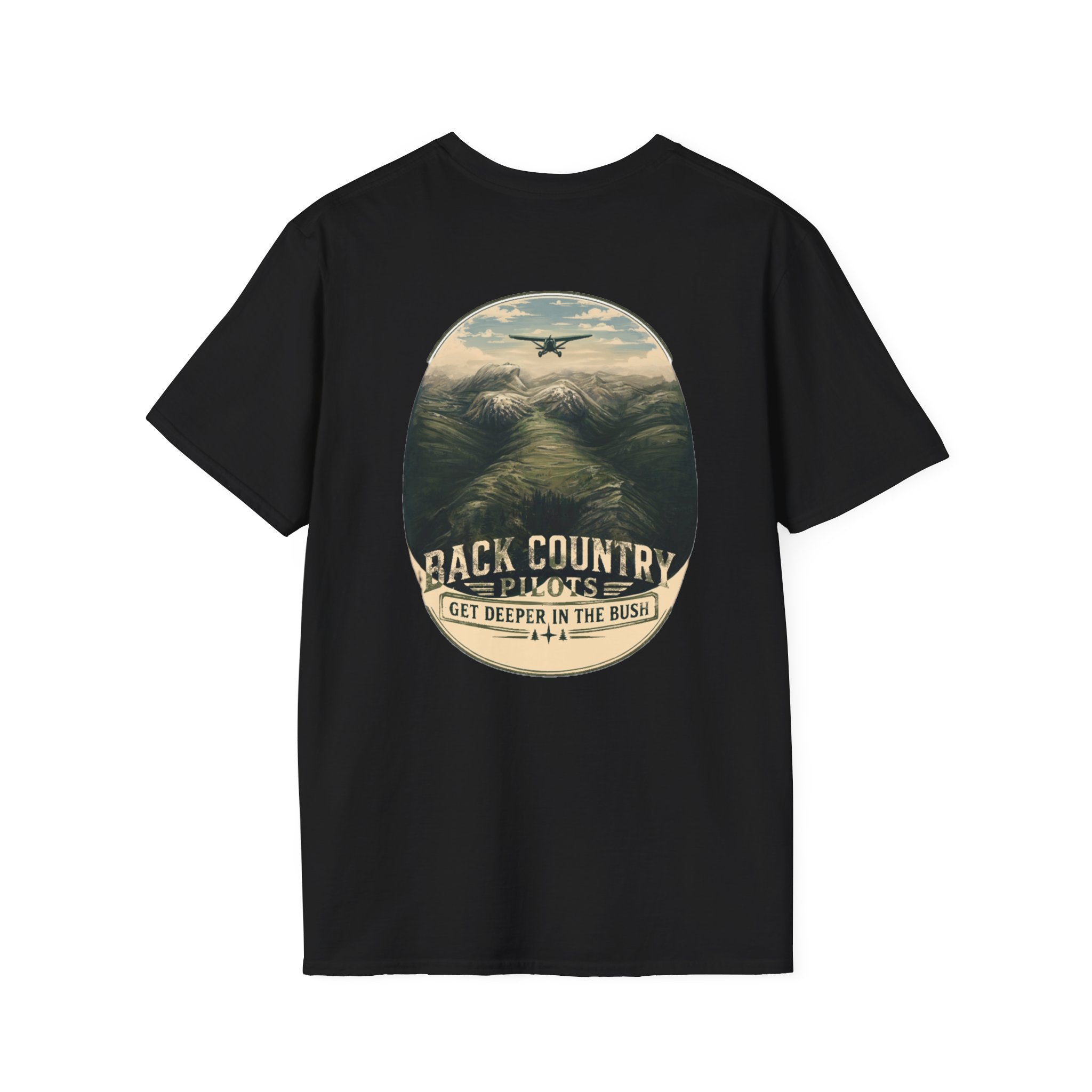 Back Country Pilots T-Shirt — Mountain Graphic Tee