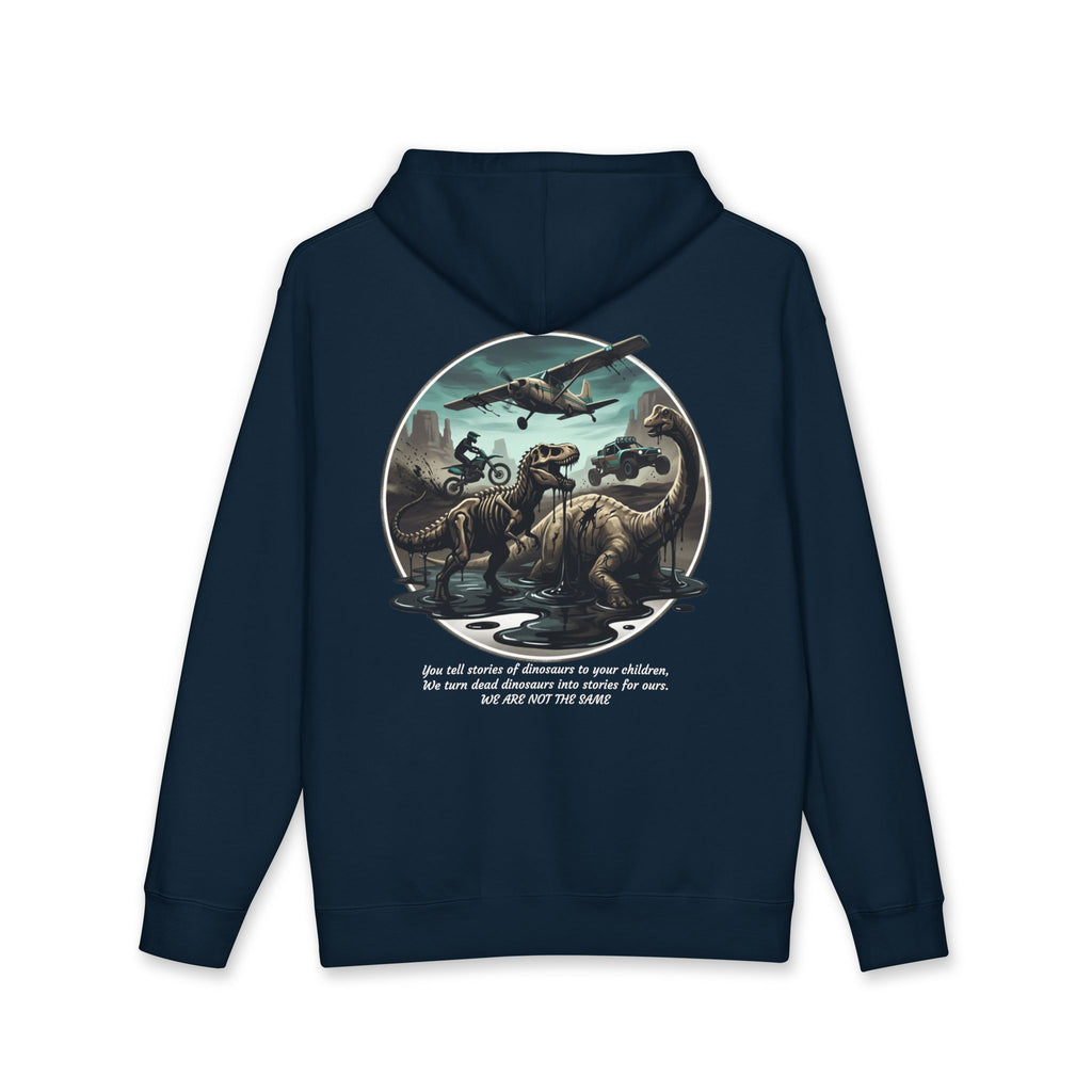 Aviator Hoodie — Vintage Mountain Plane Graphic Pullover
