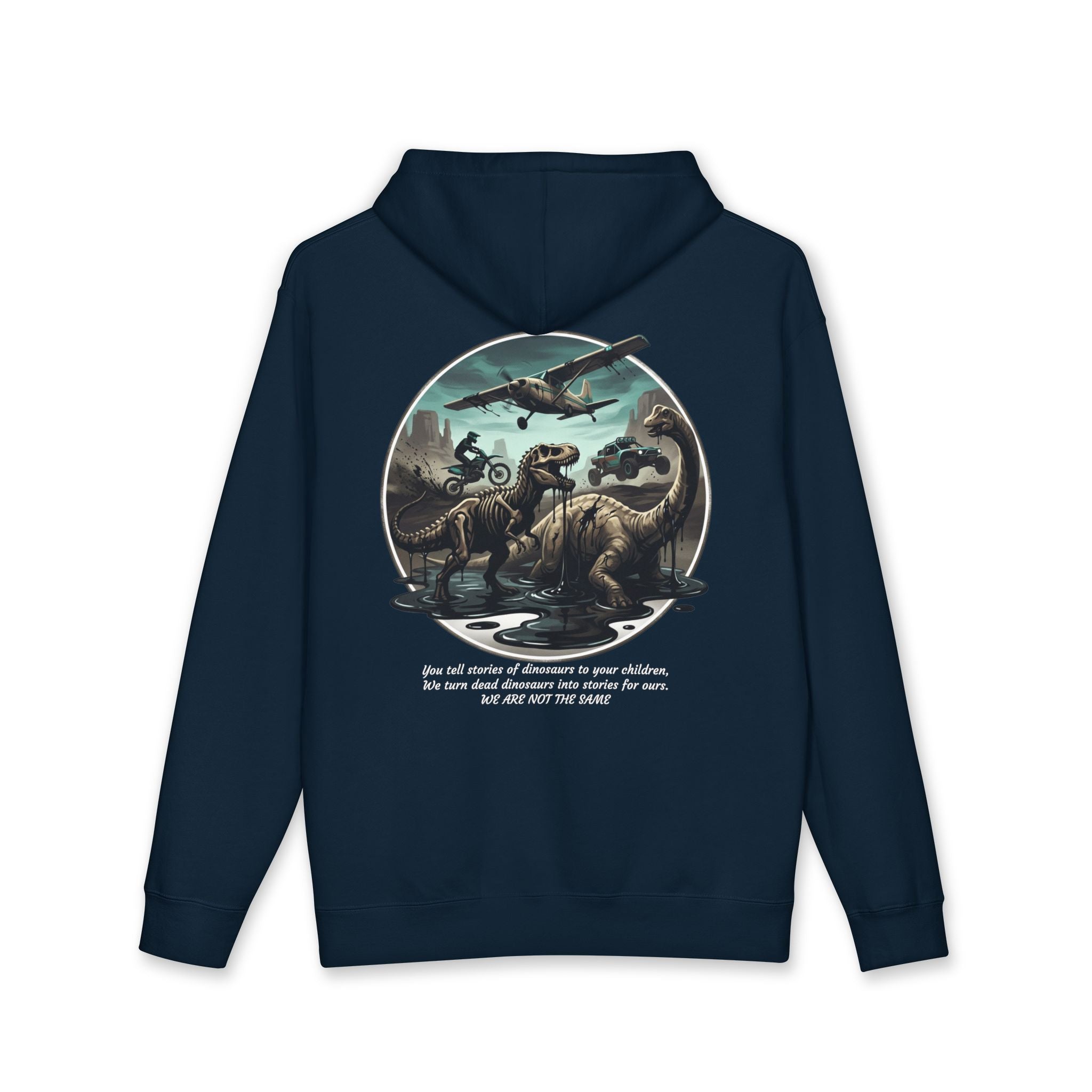 Aviator Hoodie — Vintage Mountain Plane Graphic Pullover