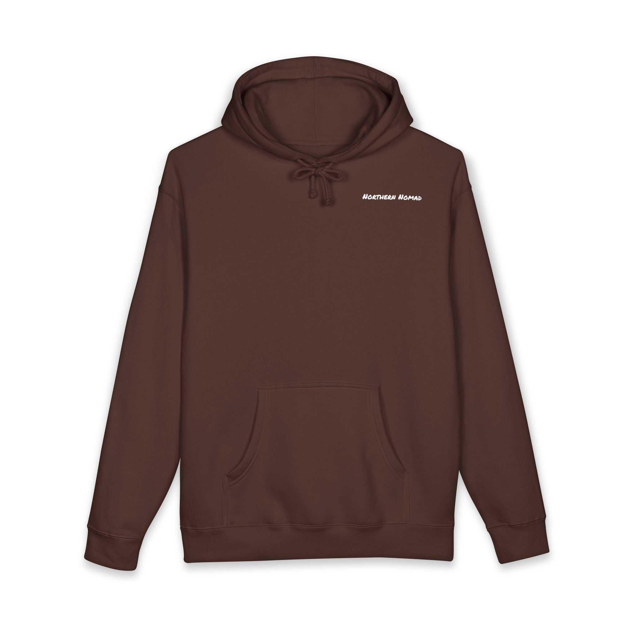 Aviator Mountain Hoodie — Red Plane Over Alpine Peaks Pullover