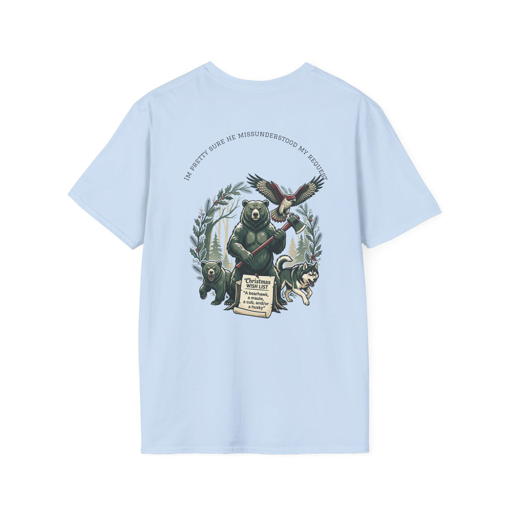 I Asked Santa For A Bush Plane T-Shirt – Adventure Wildlife Graphic Tee