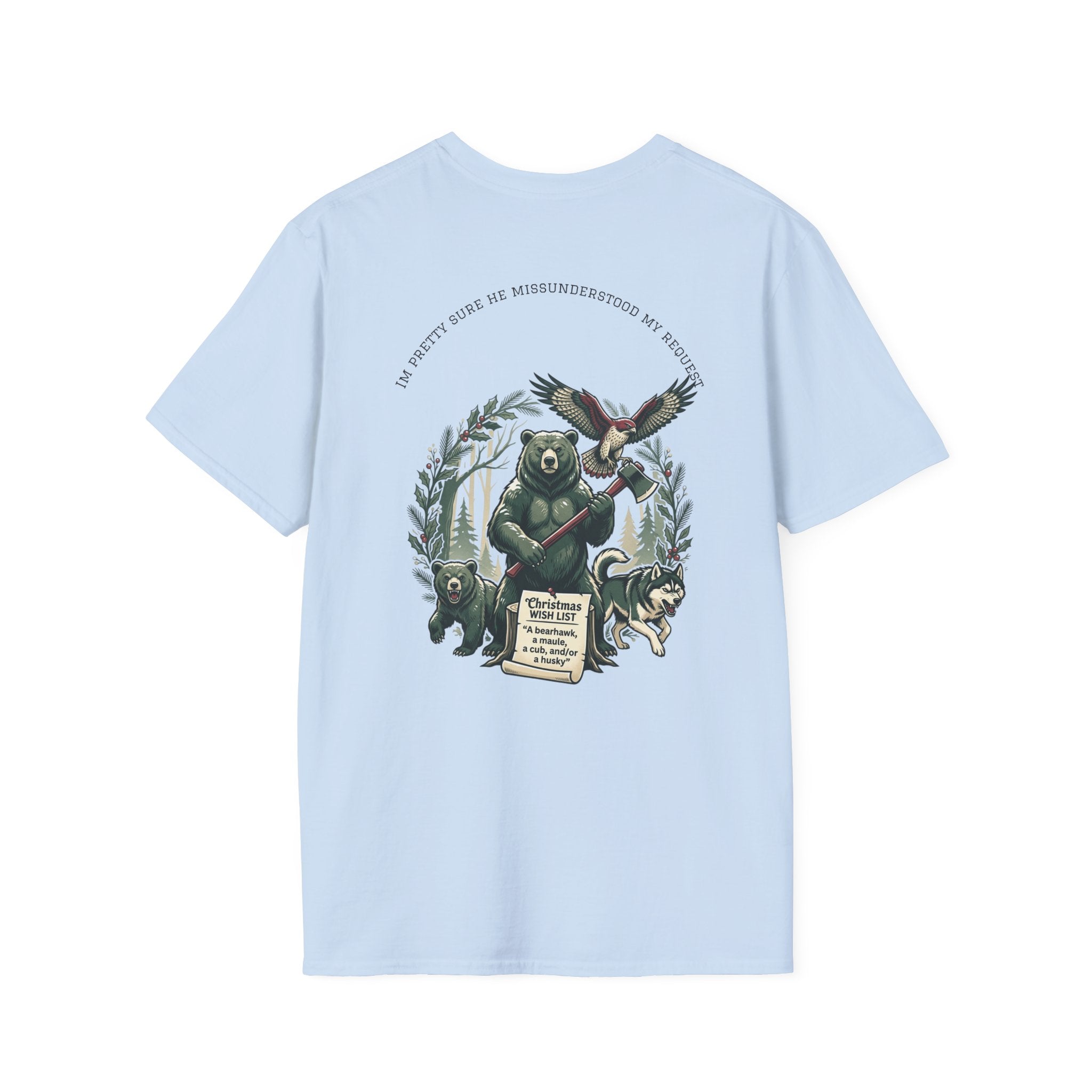 I Asked Santa For A Bush Plane T-Shirt – Adventure Wildlife Graphic Tee