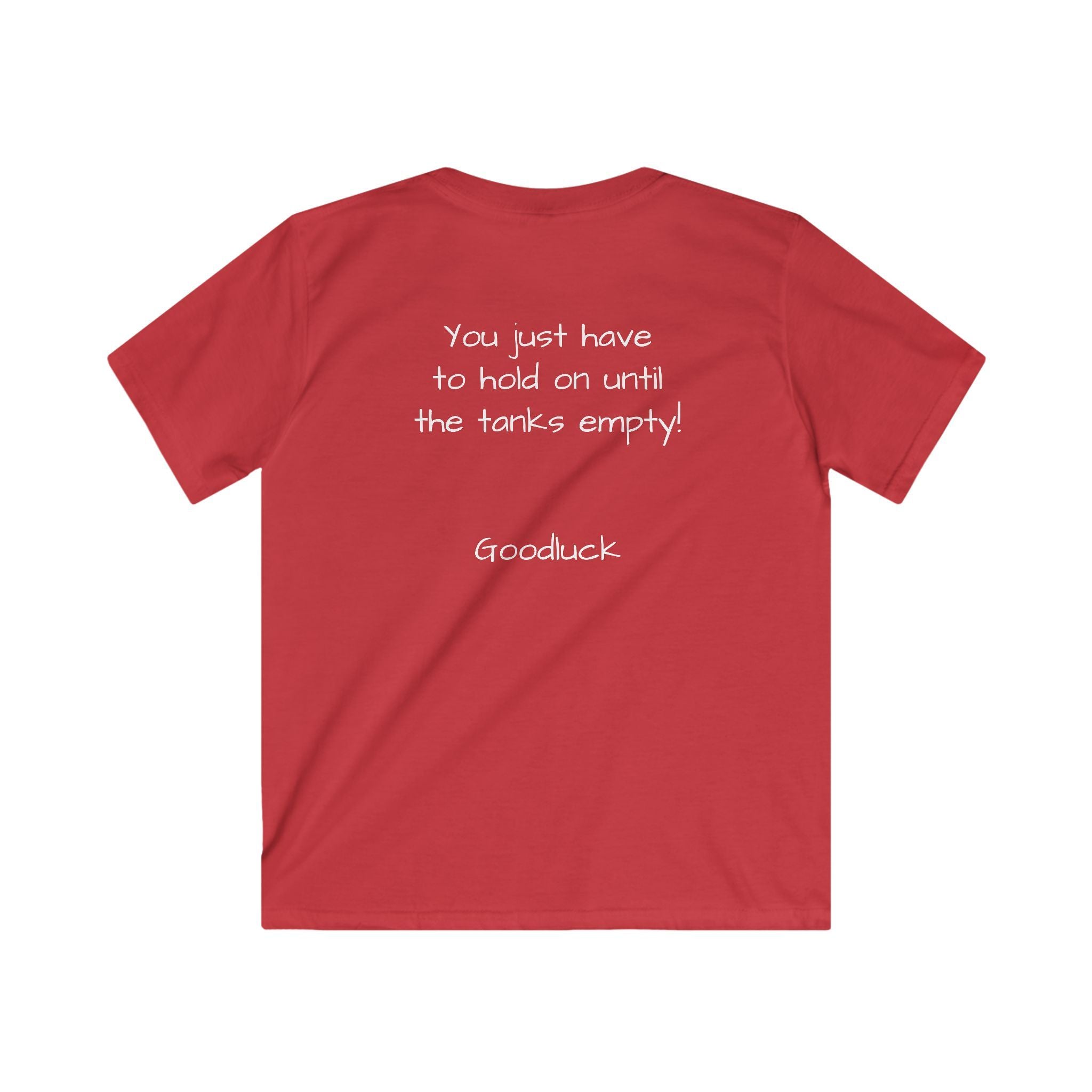 Kids boy Tee - "I'm all gas and no breaks" Funny Graphic Shirt