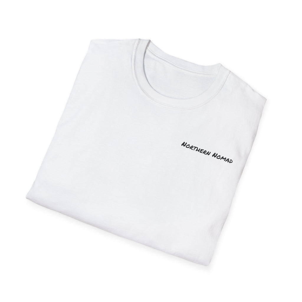 Vintage Detective Horses Graphic T-Shirt — 'Indeed' Back Illustration
