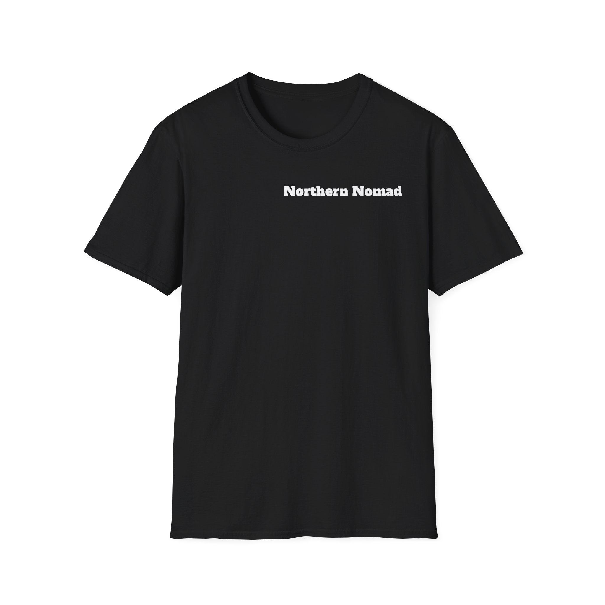 T-Shirt — Vintage Bush Plane Over Mountains "We don't tell stories about dinosaurs..." Travel Adventure Tee