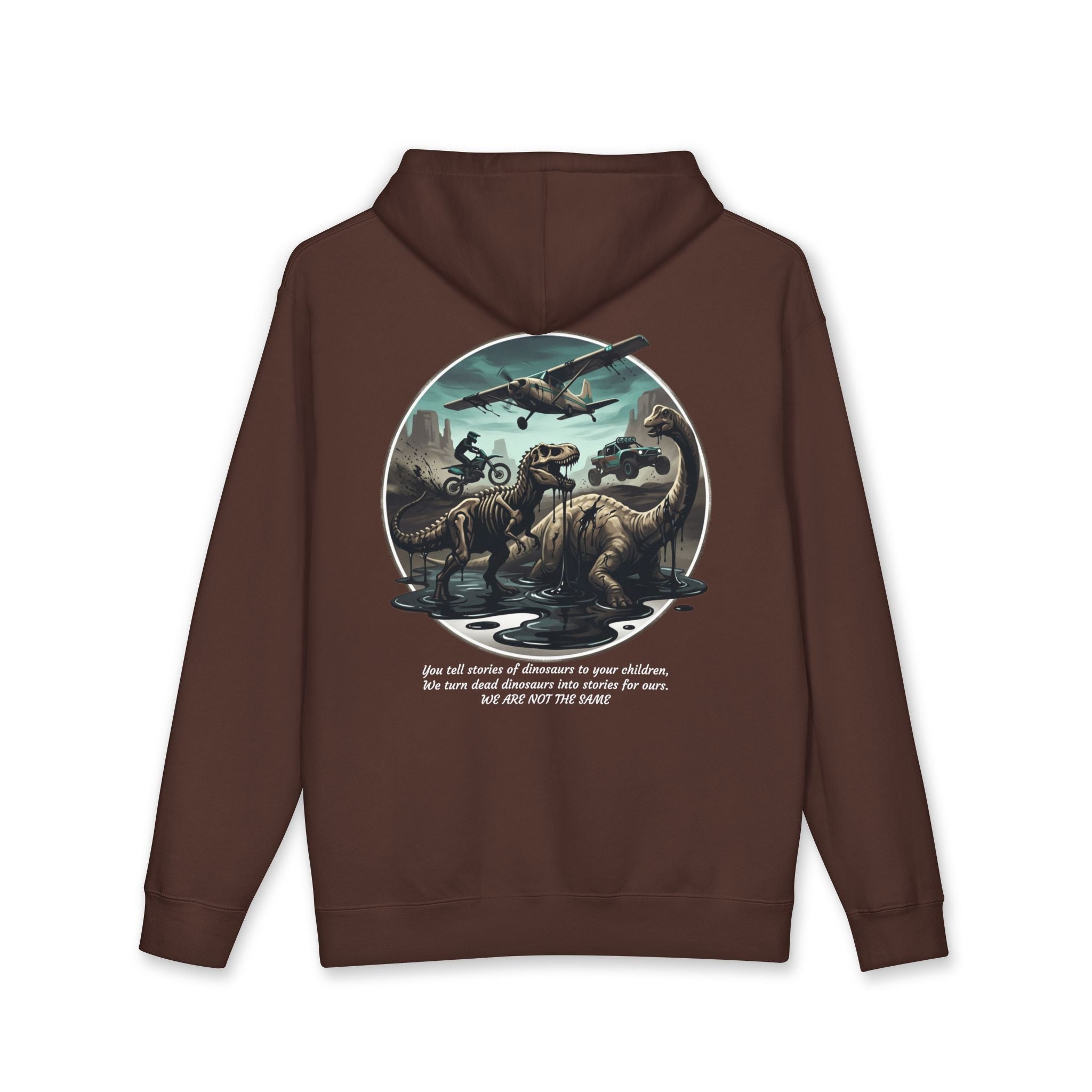Aviator Hoodie — Vintage Mountain Plane Graphic Pullover
