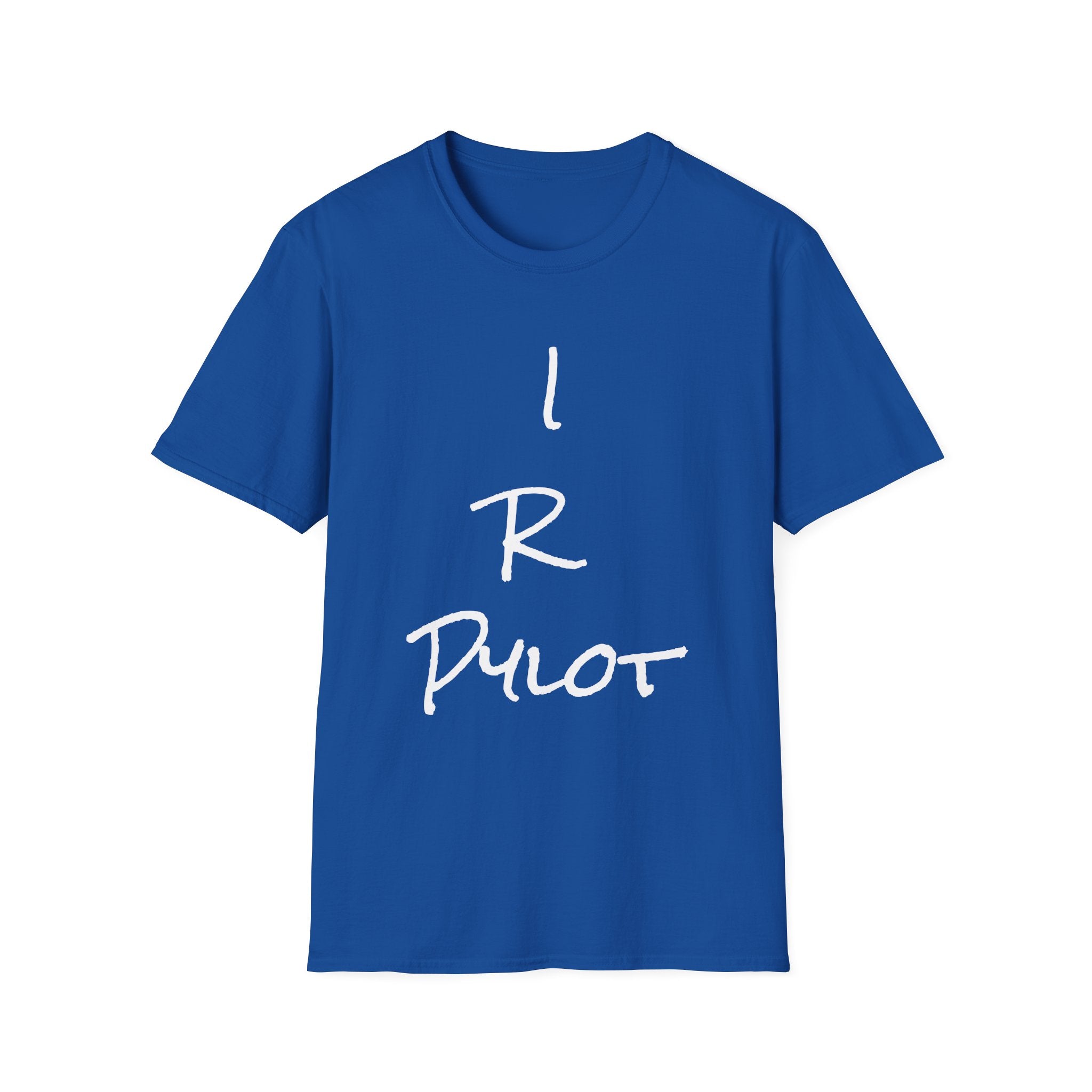 Aviator Graphic T-Shirt — 'I R Pilot' Front Script & Northern Nomad Mountain Plane Back
