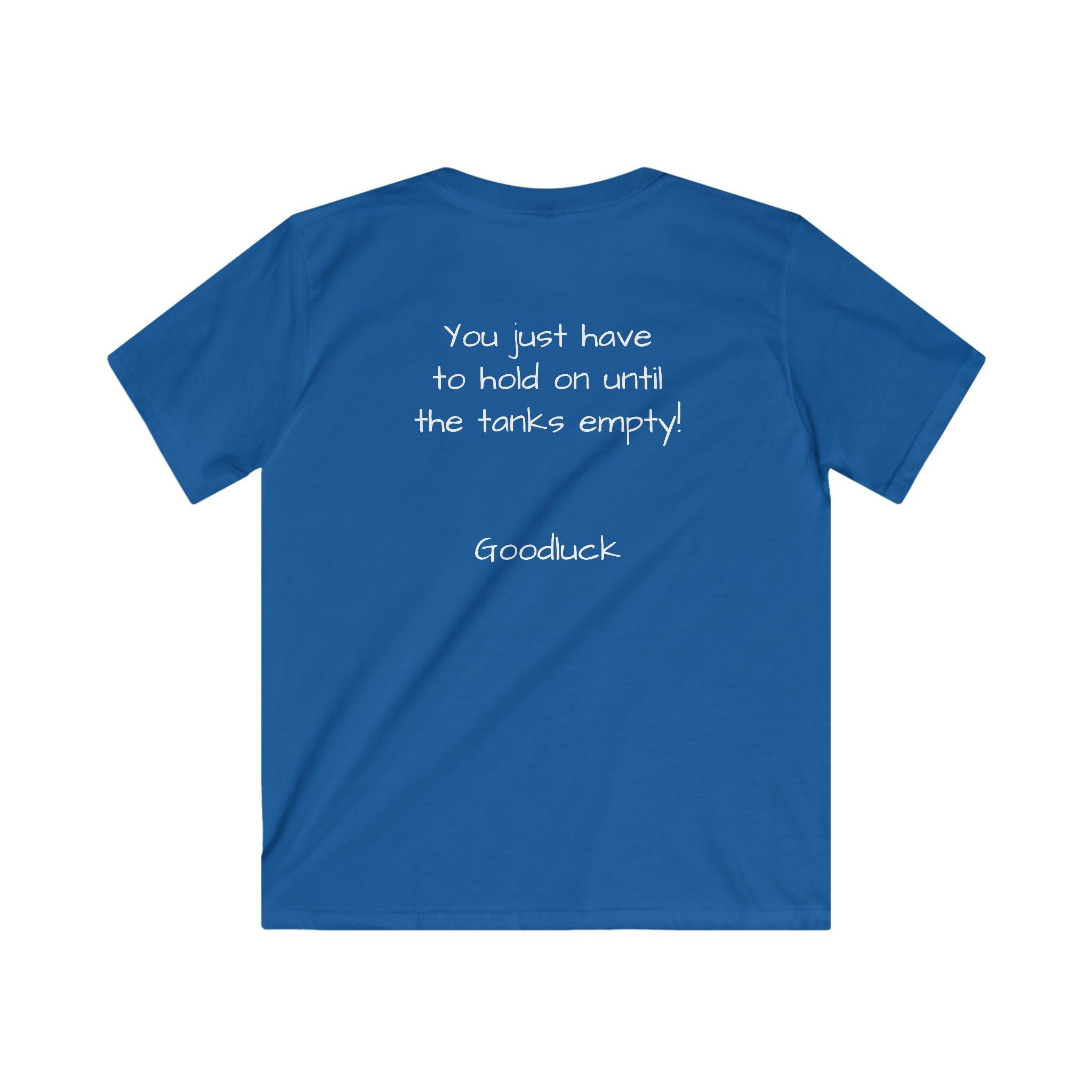 Kids boy Tee - "I'm all gas and no breaks" Funny Graphic Shirt