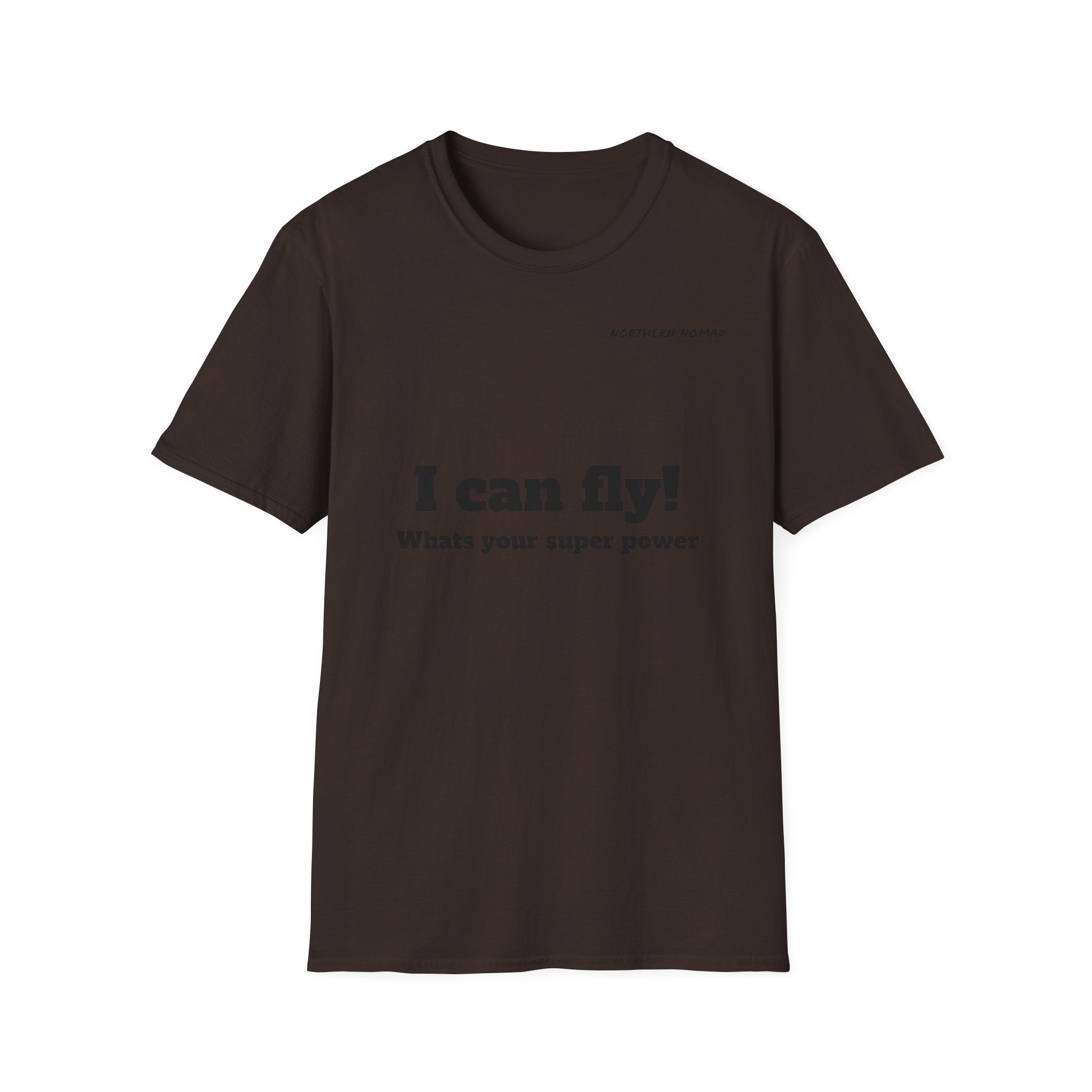 I Can Fly! T‑Shirt — "What's Your Super Power" Graphic Tee